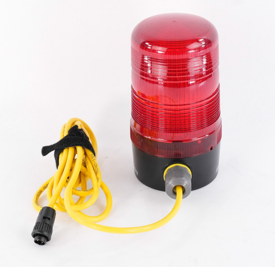 Allen Bradley 855BS-ADA10 /A Red Strobe Light + 2661 VW-1 Cable