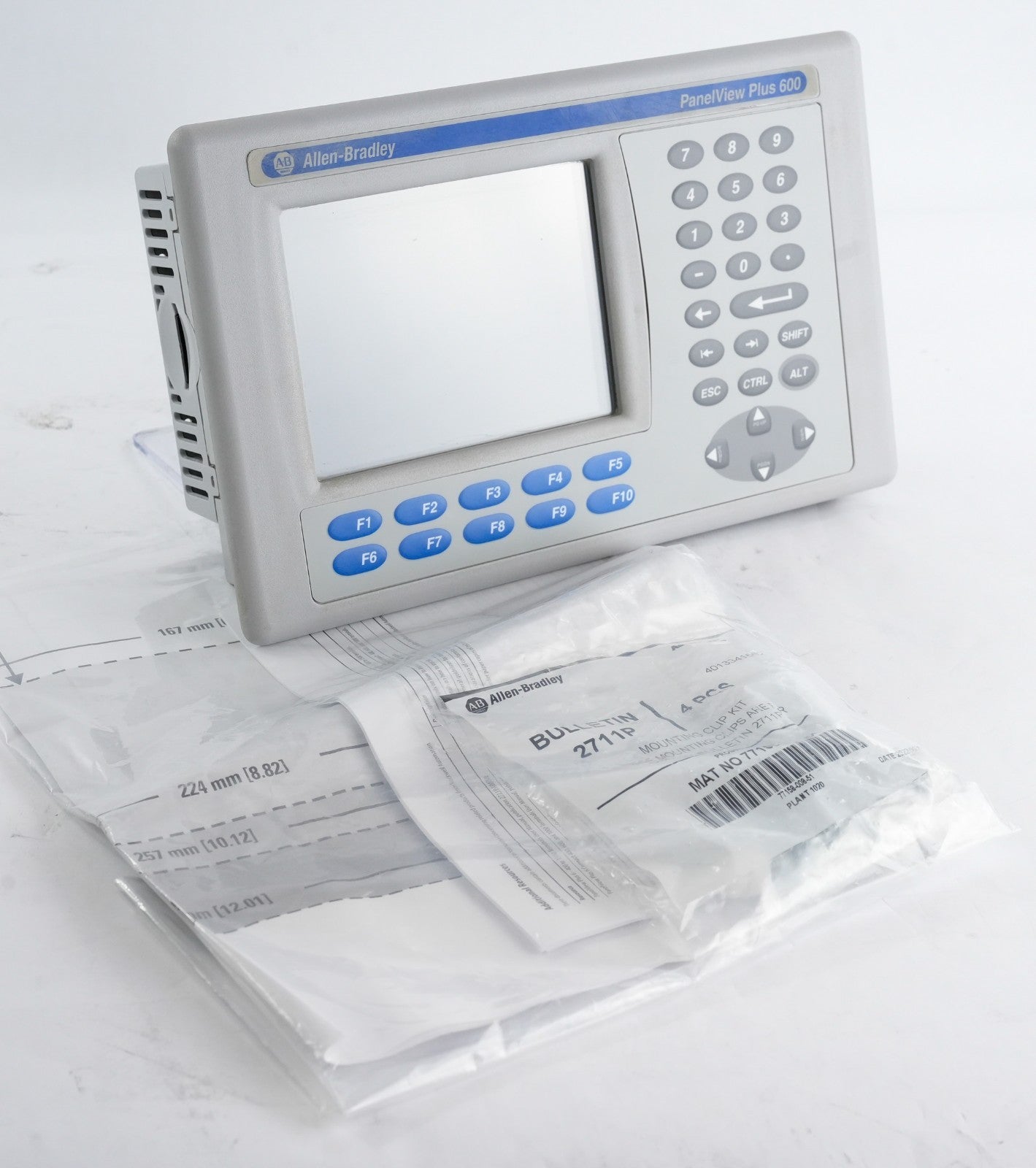 Allen Bradley 2711P-B6C20D8 /A PanelView Plus 600 Operator Interface Terminal