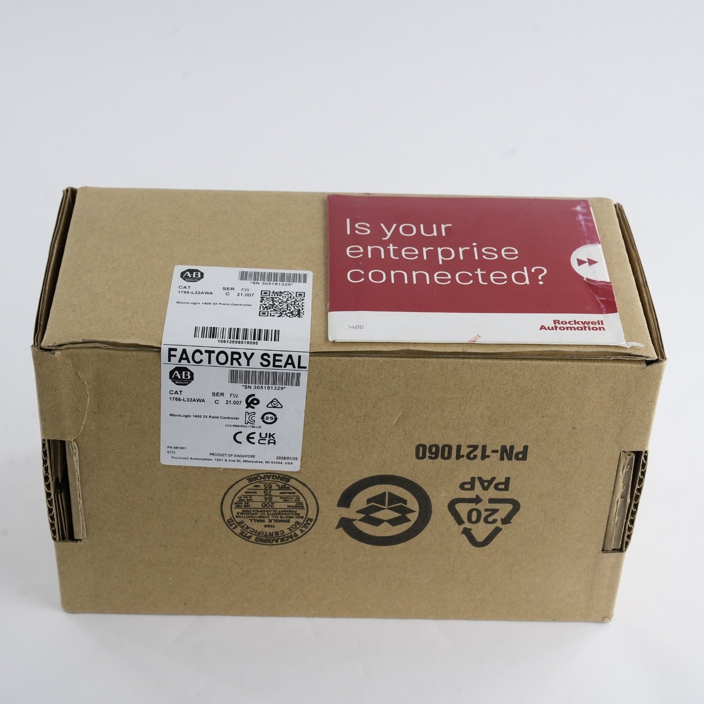 Allen Bradley 1766-L32AWA /C MicroLogix 1400 32-Pt 2025 - Sealed Surplus