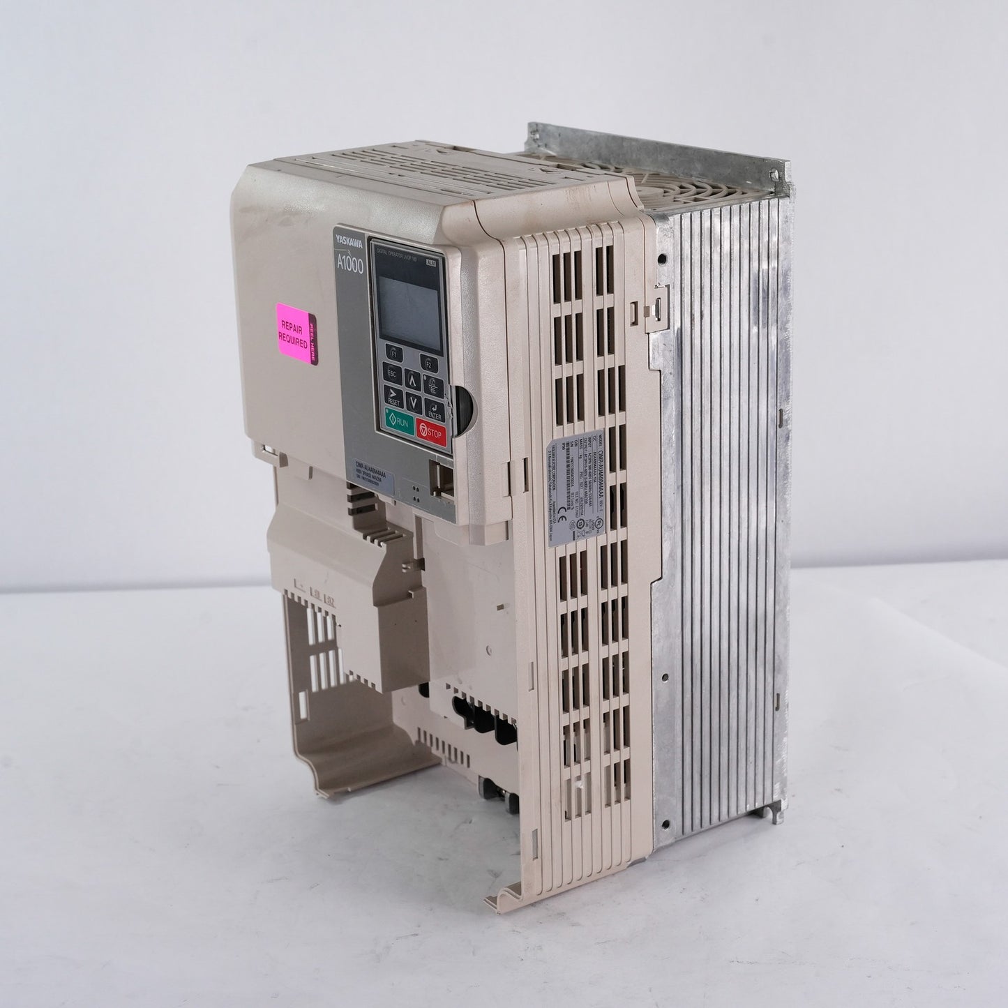 Yaskawa Electric CIMR-AU4A0044AAA Rev E 480V Drive - For Parts