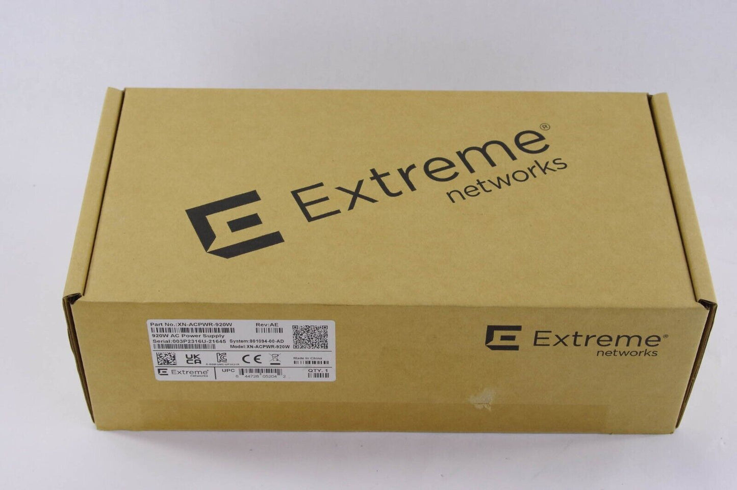 Extreme Networks XN-ACPWR-920W AC Power Supply 920W