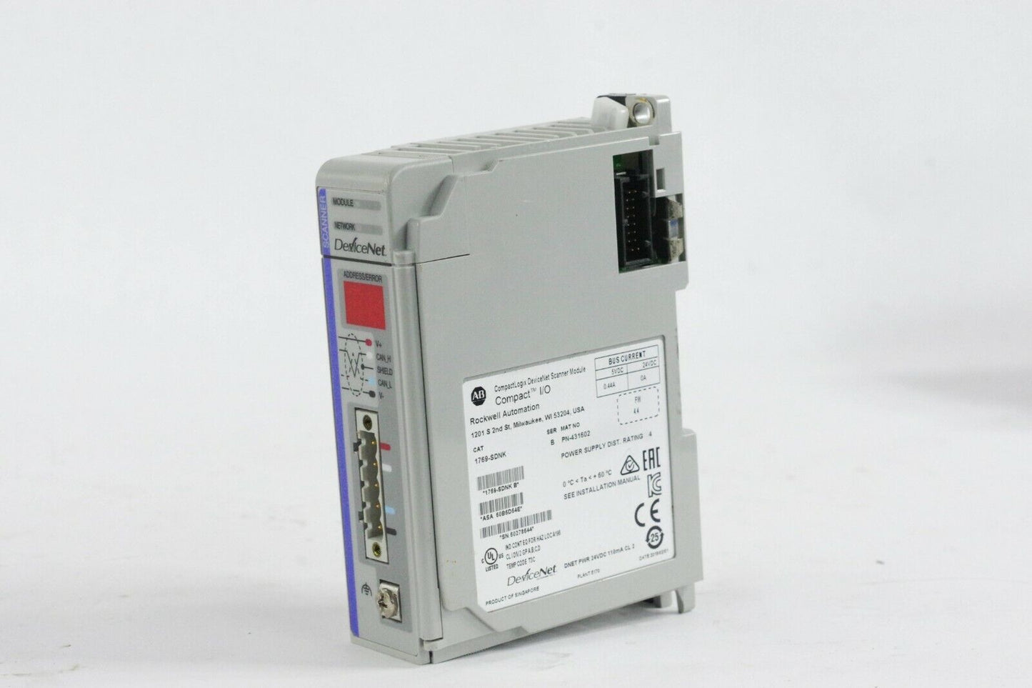 ALLEN BRADLEY 1769-SDNK Ser B DeviceNet Scanner Module