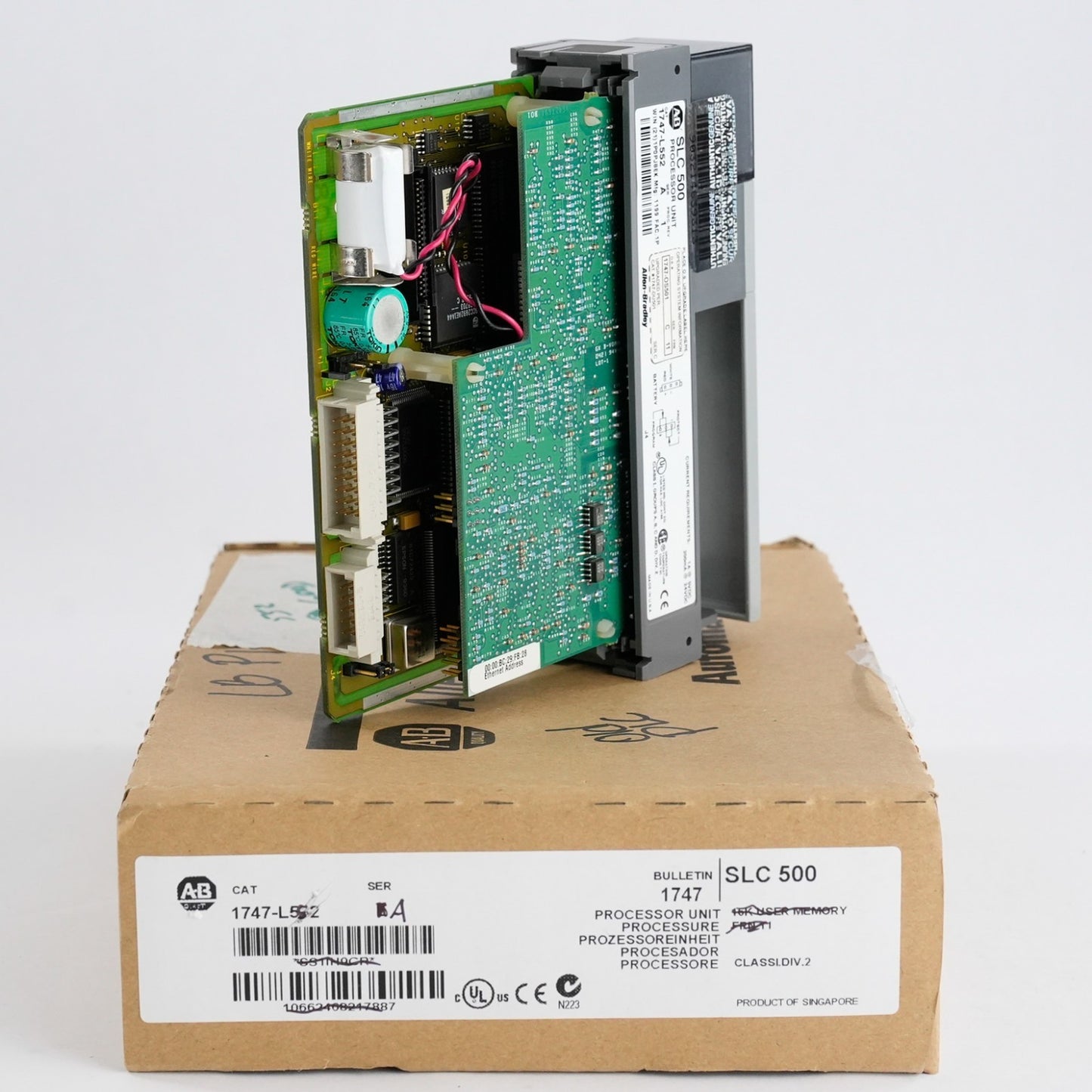 Allen Bradley 1747-L552 /A SLC 500 32K Memory RS-232 Processor