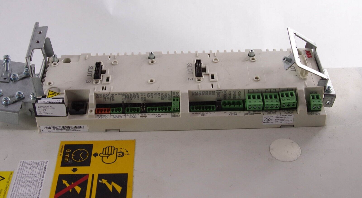 ABB ACS850-04-144A-5+J414+N7501+P916+P920+0R715 Converter -For Parts or Repair