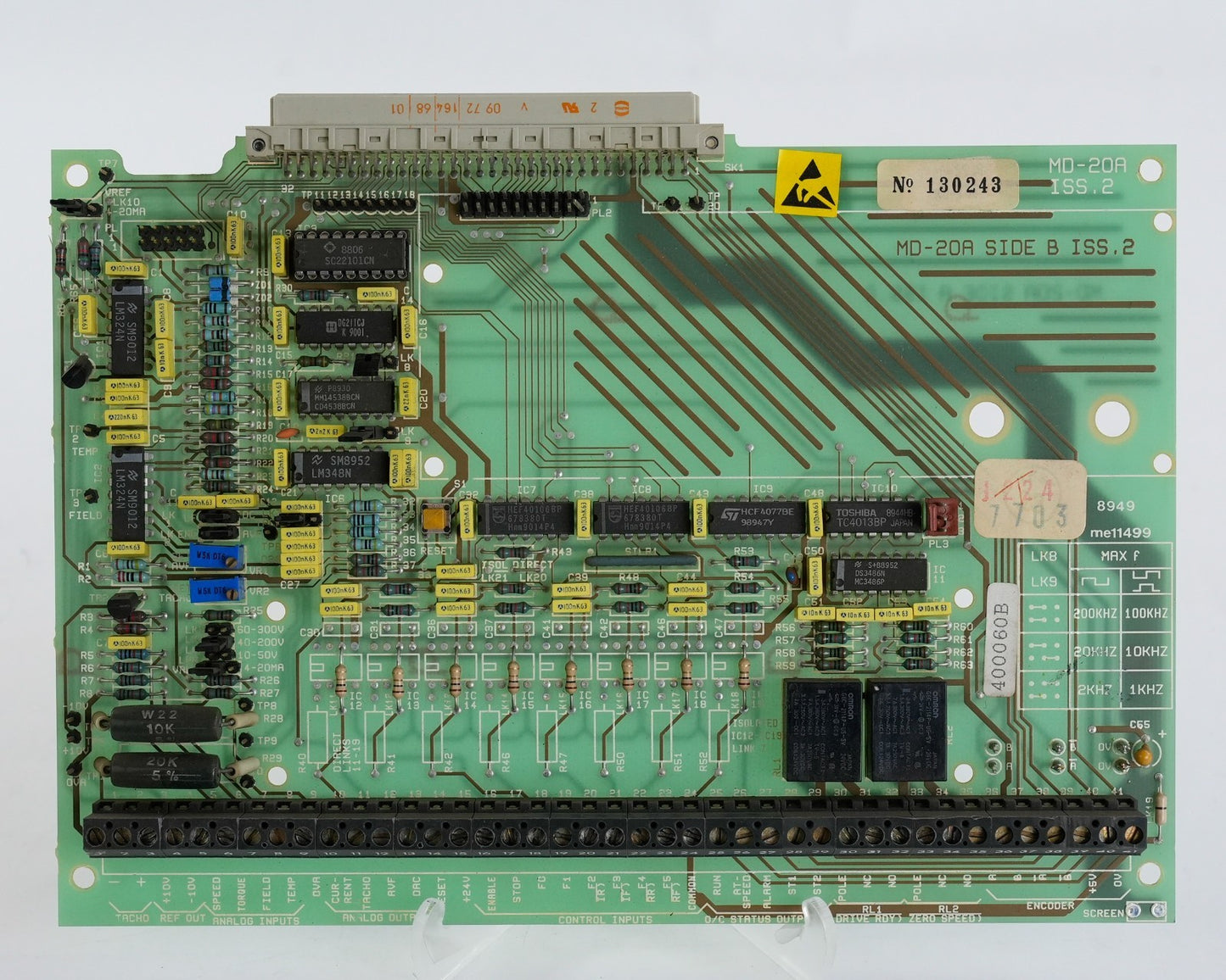 Control Techniques MD20AISS2 / MD20A ISS.2 Control Card MD-20A For Mentor Drive