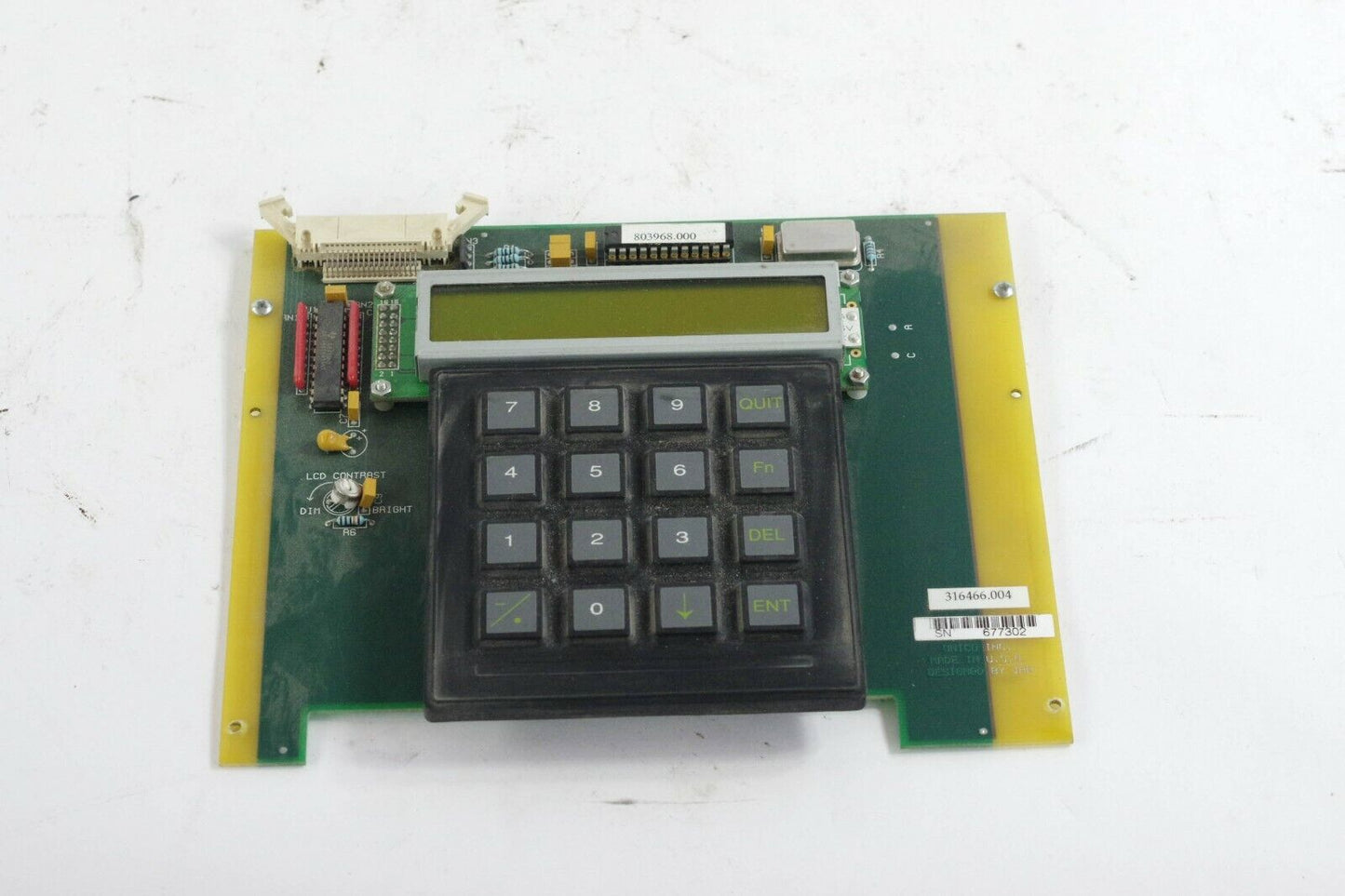 Unico Drive 803968.000 HMI Interface 316466.004