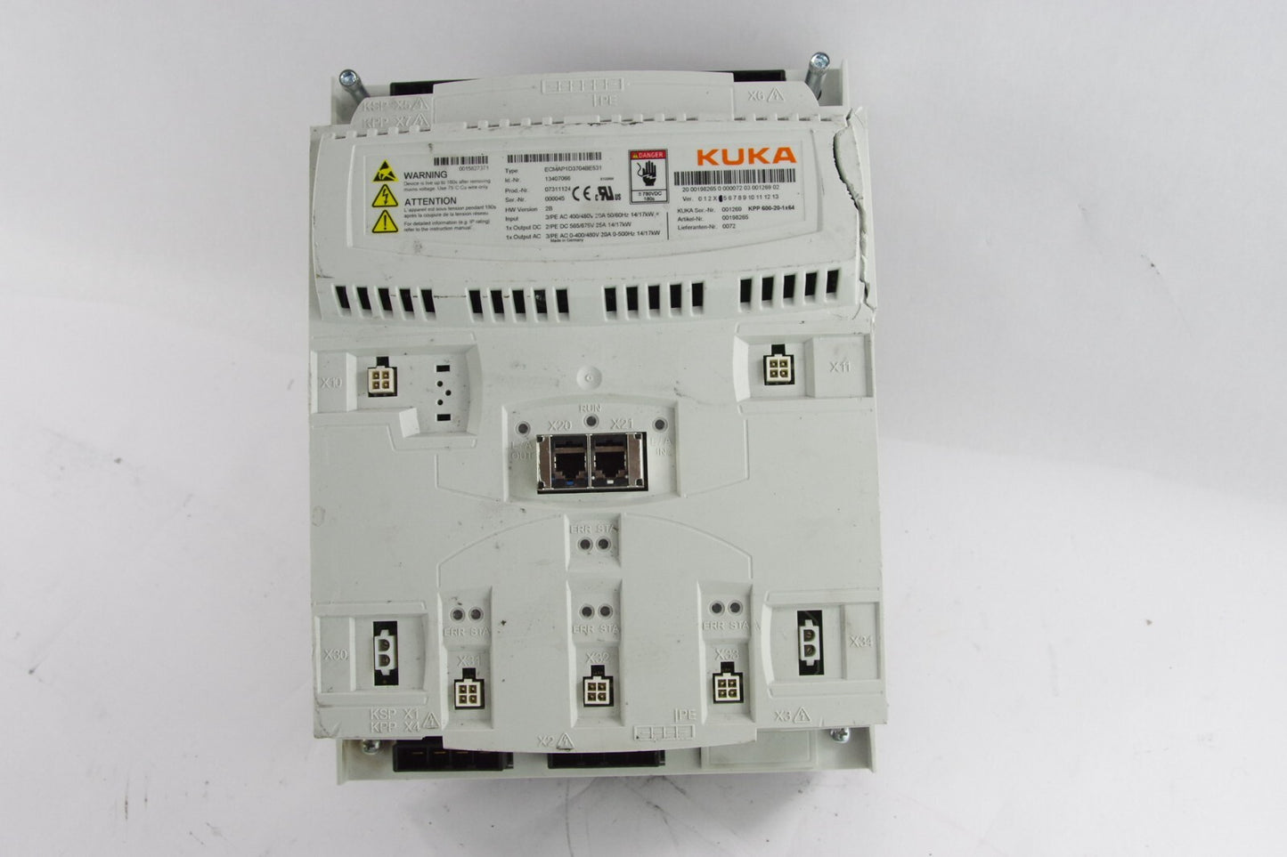KUKA KPP 600-20-1x64 ECMAP1D3704BE531 13496158 07435978 Servo - Parts / Repair