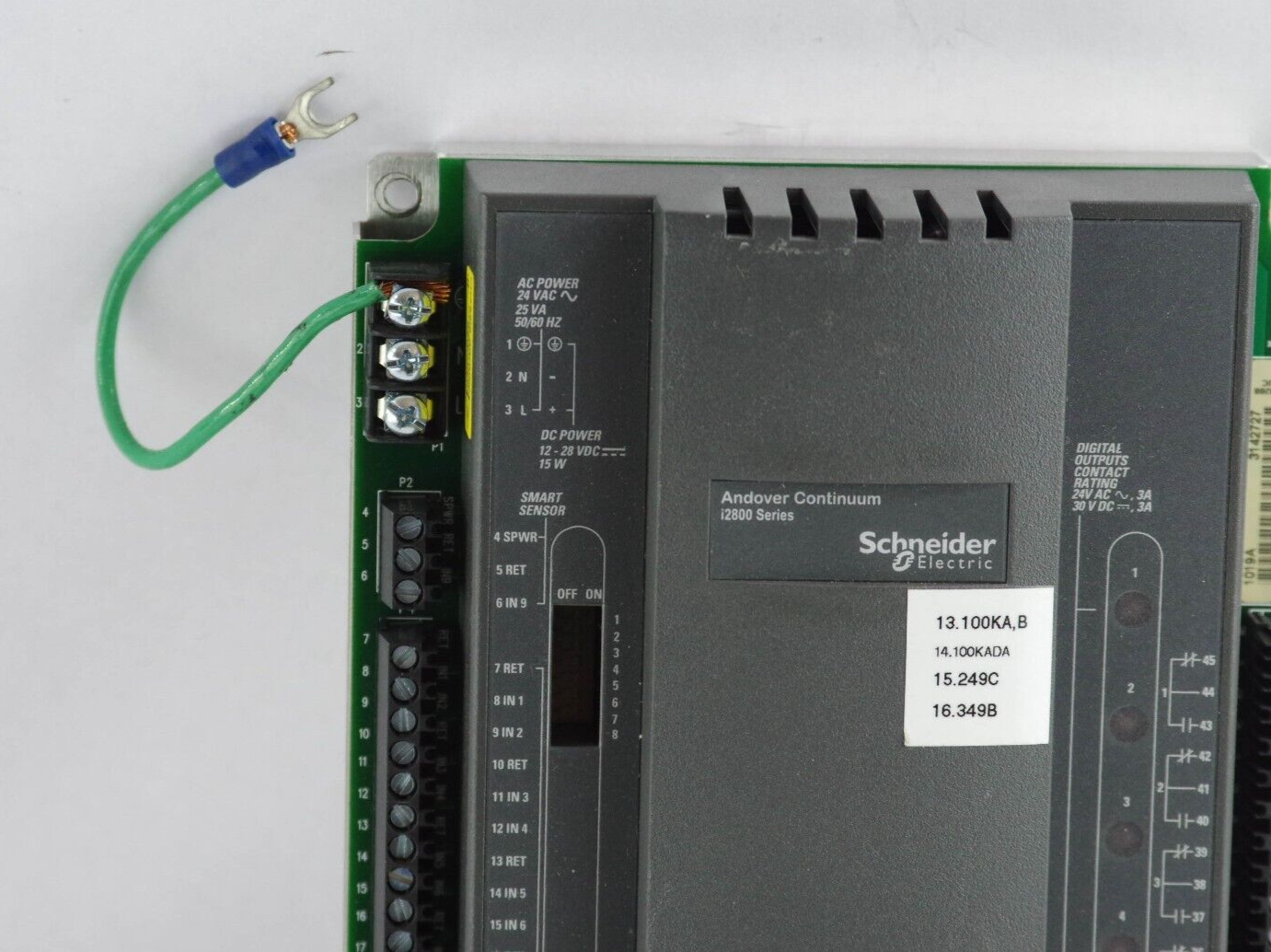 Schneider Electric Andover Continuum i2800 Infinet System Controller 124VAC 25VA