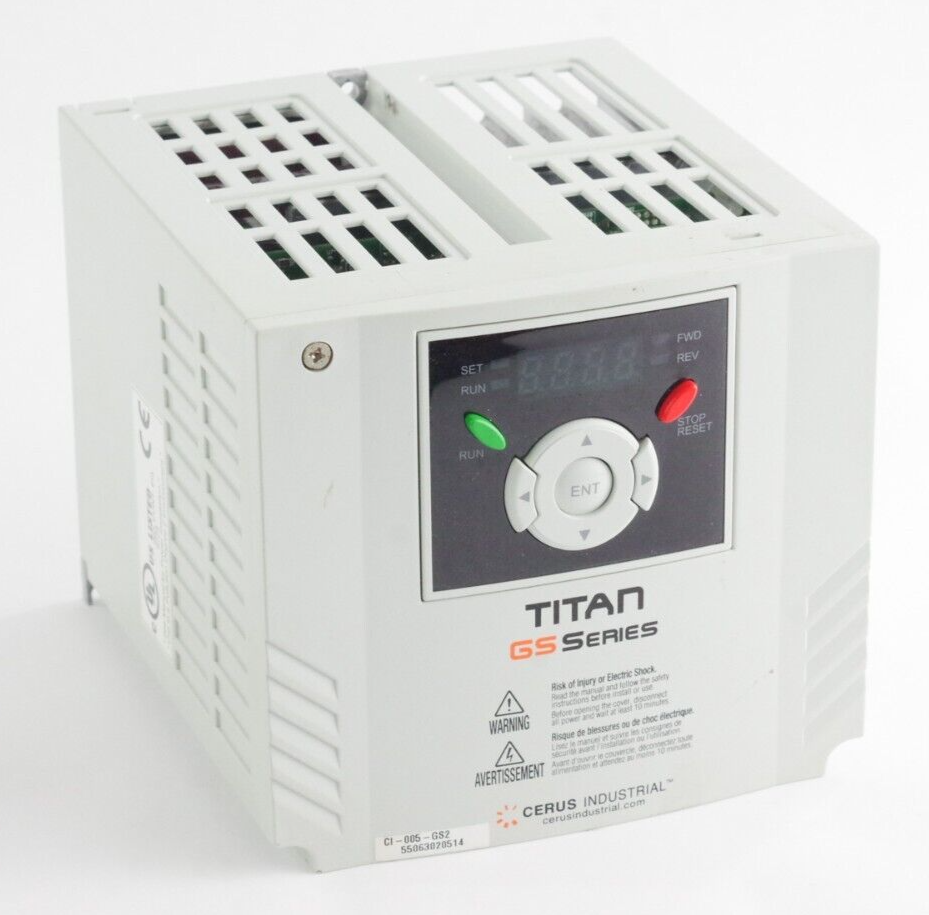 Cerus Industrial CI-005-GS2 / CI005GS2 Franklin Electric 3 Phase Drive Titan GS