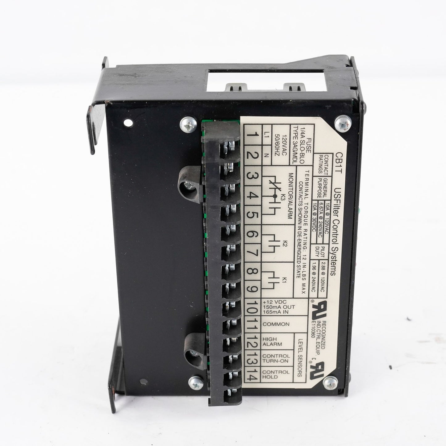 US Filter Control Systems 601280-01 CB1T Controller Pump Control Plus 120VAC