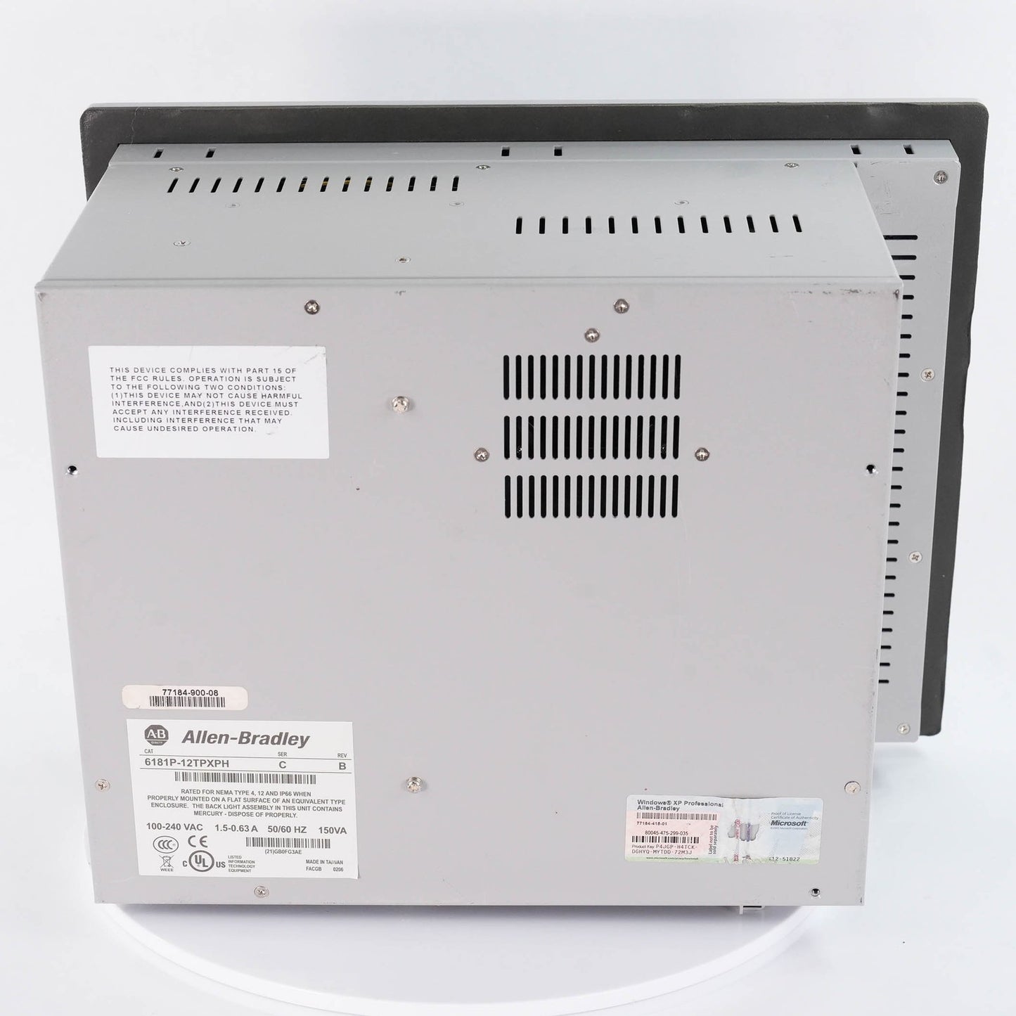 Allen Bradley 6181P-12TPXPH Integrated Display Industrial Computer 6181P12TPXPH