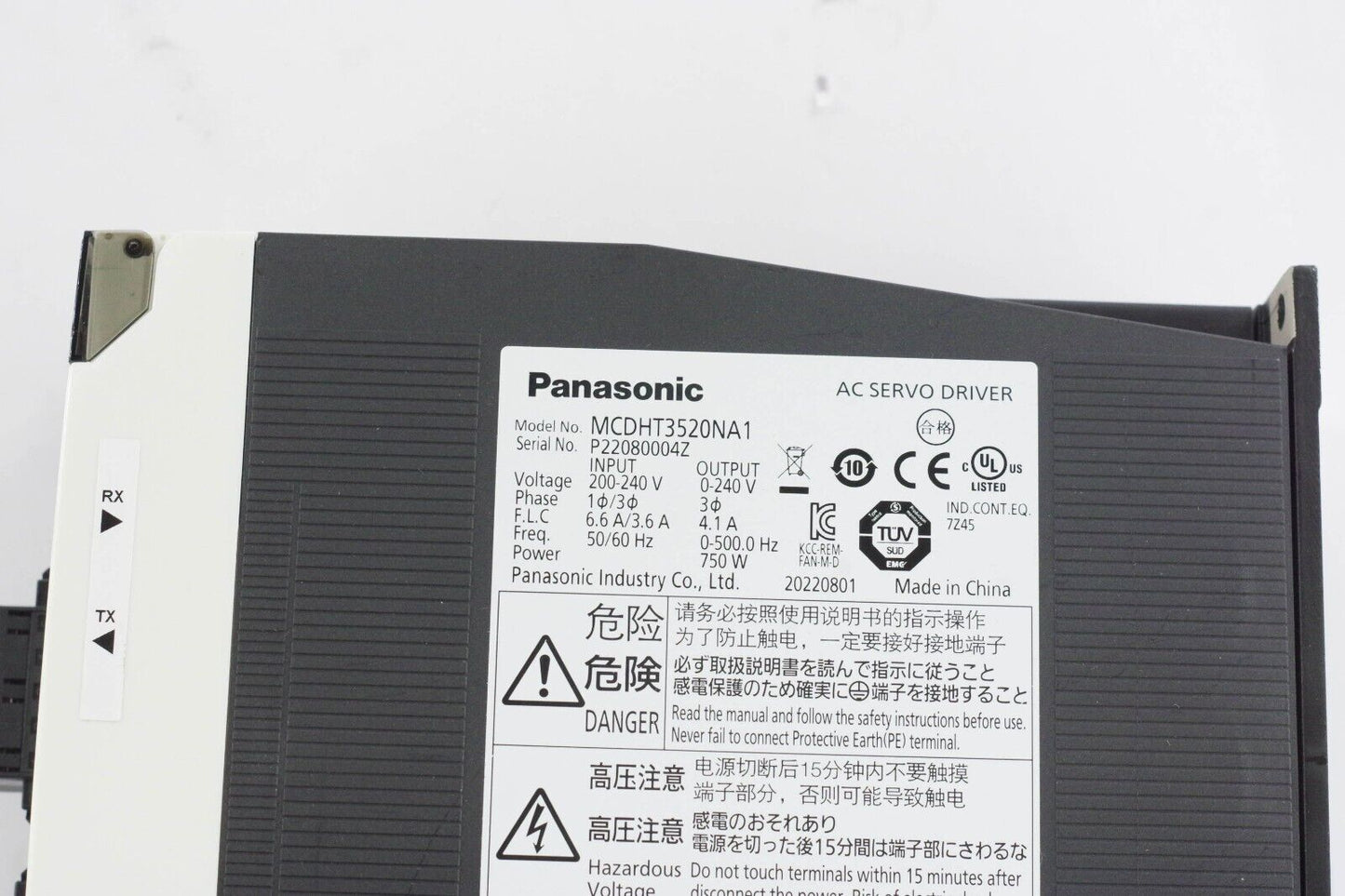 Panasonic MCDHT3520NA1 AC Servo Drive - New Without Box