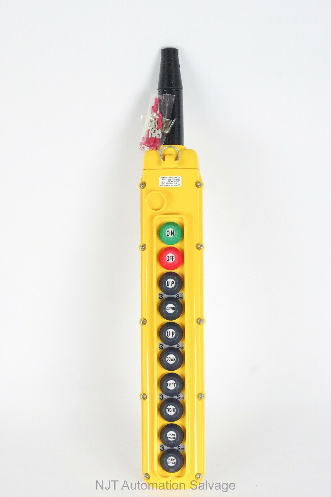 Magnetek 10-Button SBI Crane Hoist Pendant Station SBI-10-WBT SBI-10-W Type BT