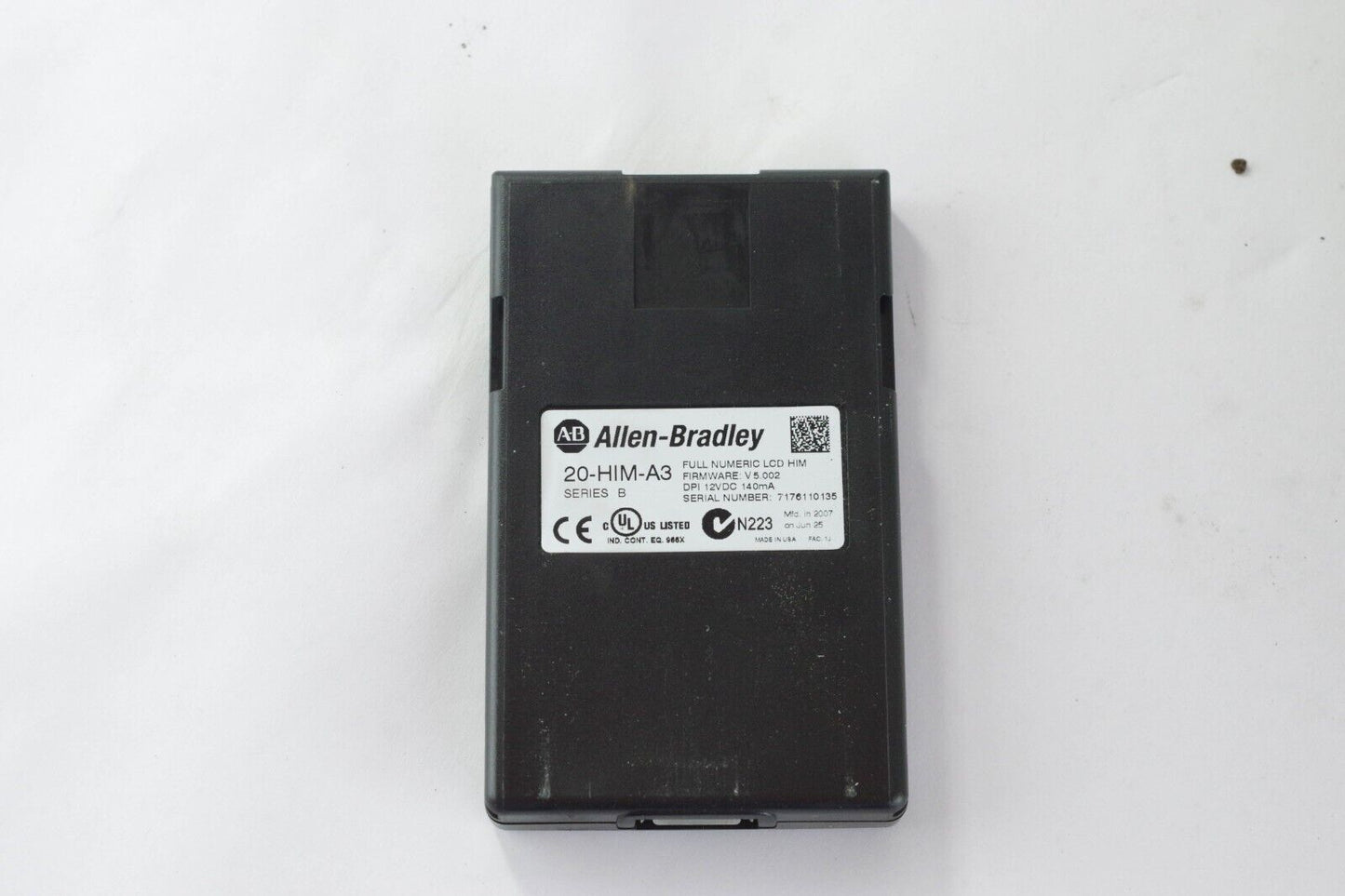 ALLEN BRADLEY 20BD8P0A3AYNACC1 PowerFlex700 AC Drive, 480 VAC, 3 PH, 8 Amps, 5hp