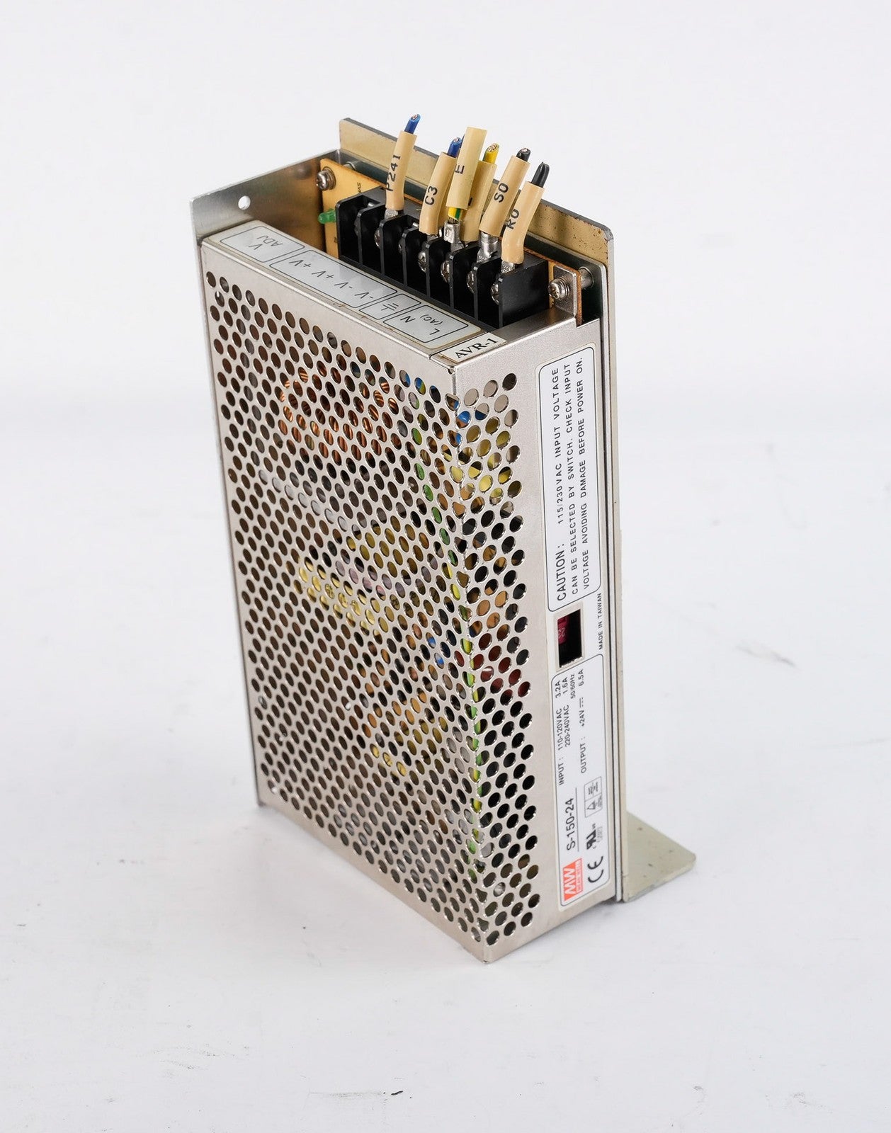 Mean Well S-150-24 Enclosed Switching Power Supply 24V 6.5A S15024