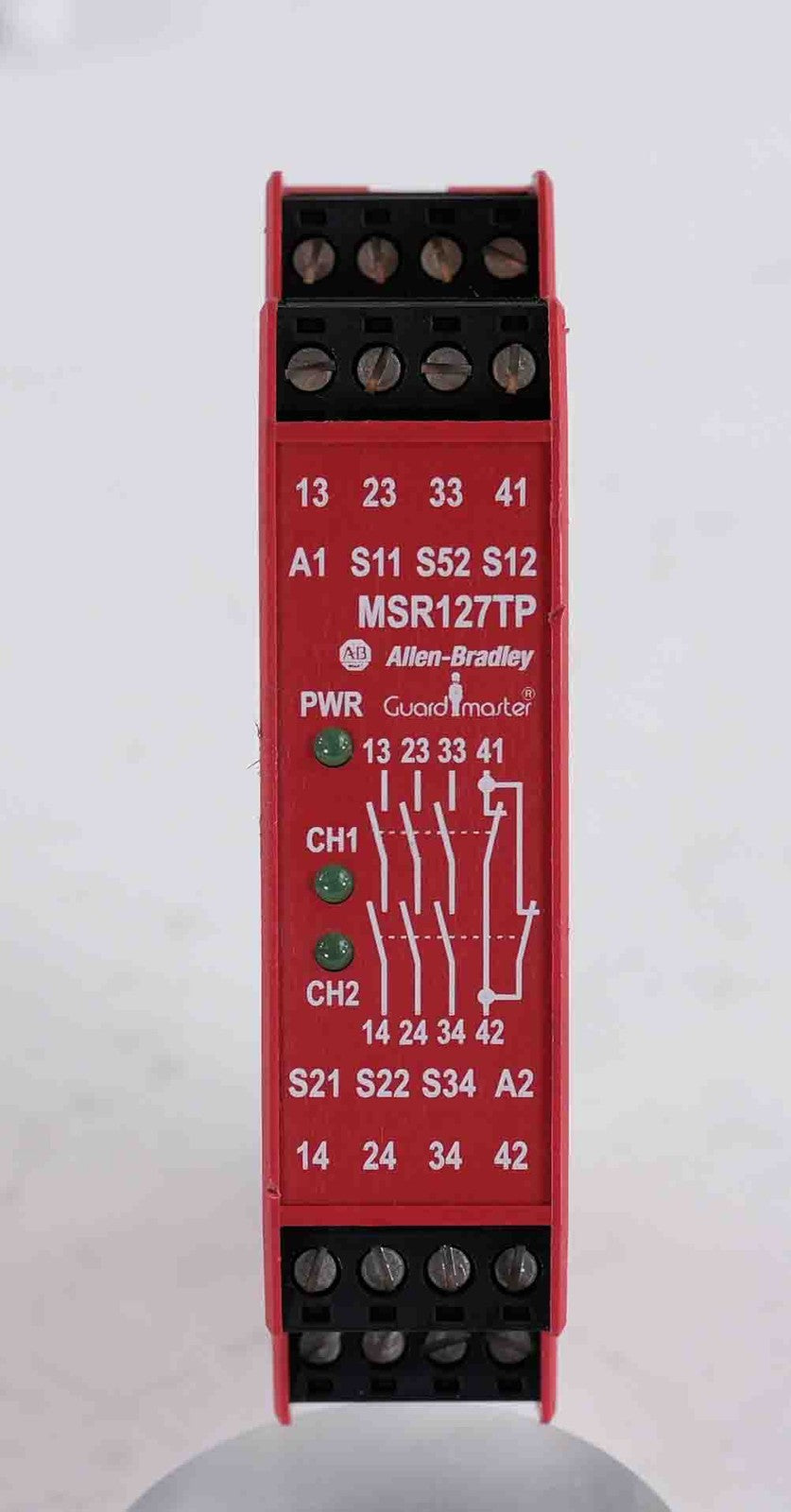 Allen Bradley 440R-N23132 /C Guardmaster MSR127TP Safety Relay 440RN23132