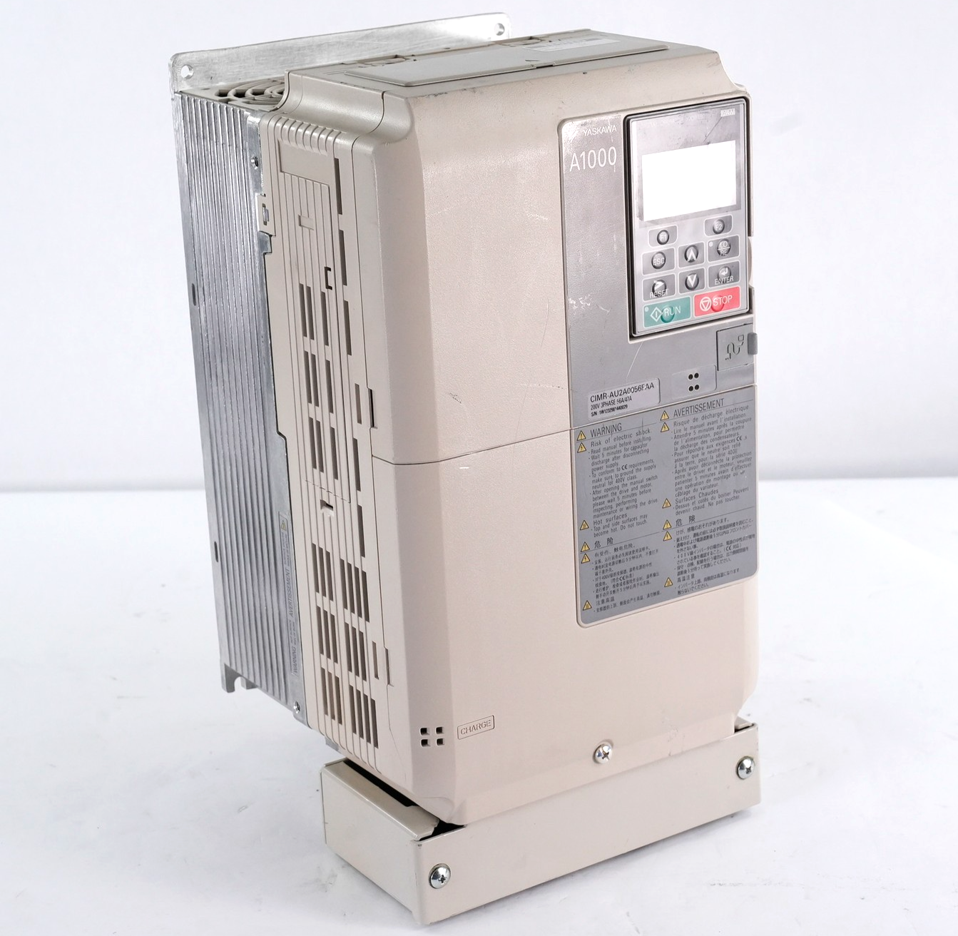 Yaskawa CIMR-AU2A0056FAA Rev A A1000 AC Drive CIMRAU2A0056FAA