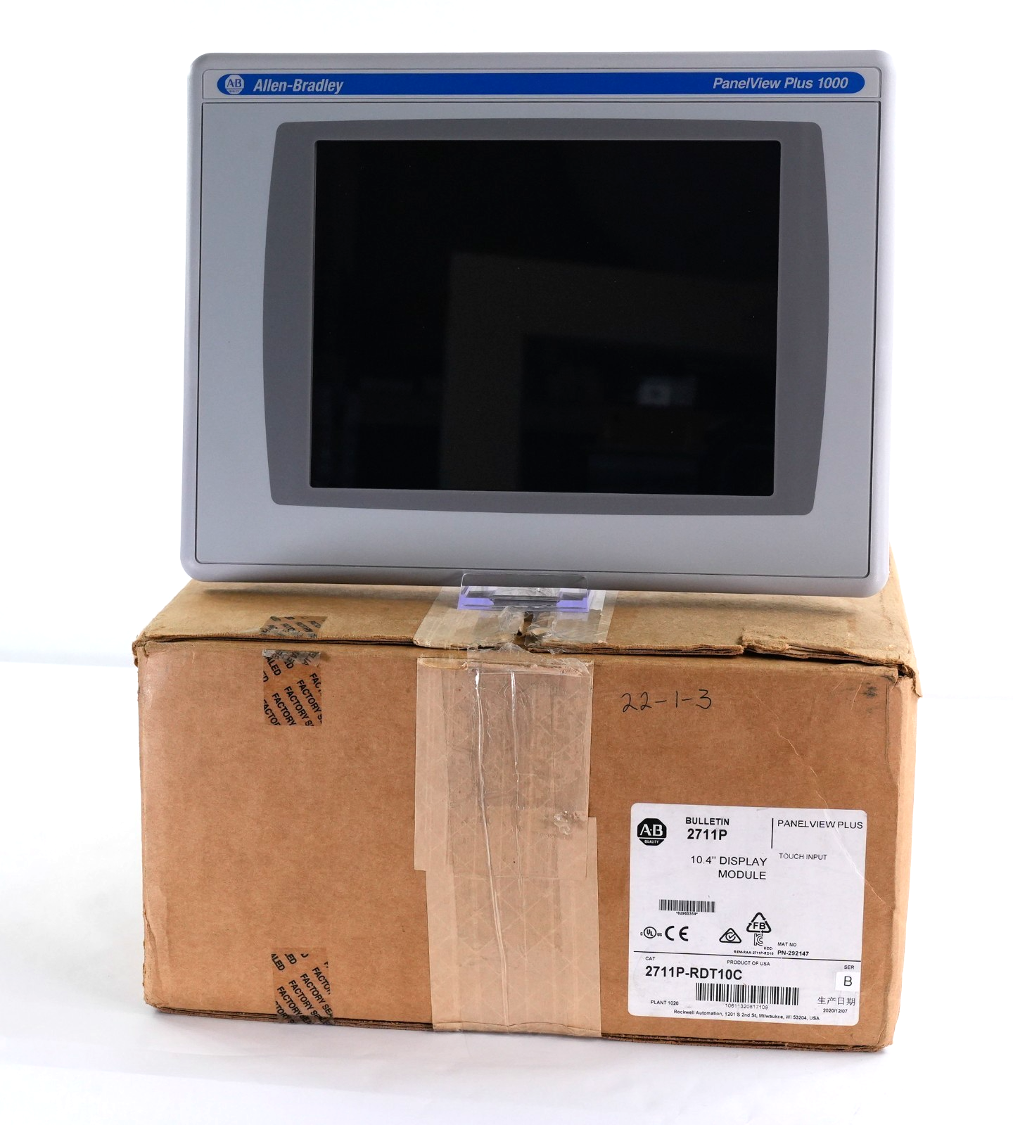 Allen Bradley 2711P-RDT10C /B PanelView Plus 10.4" Display - Not Original Box