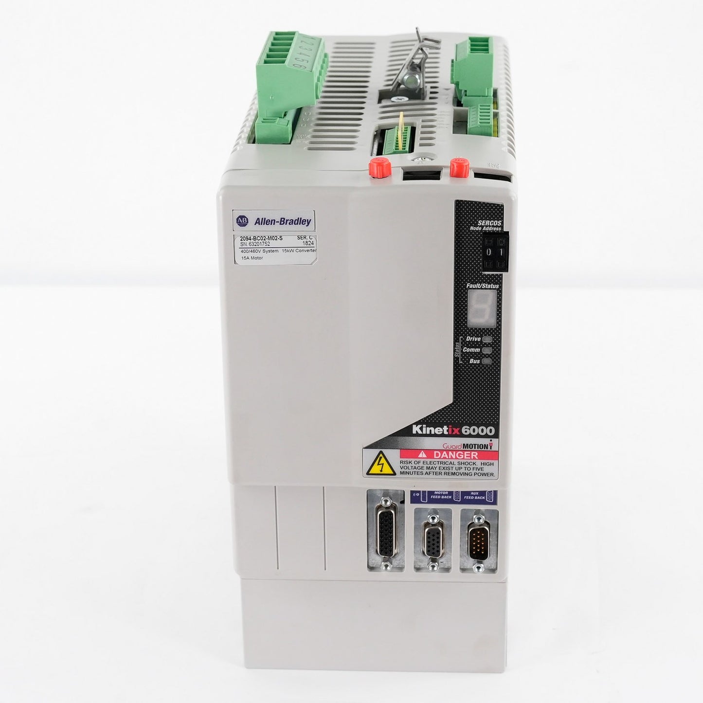Allen Bradley 2094-BC02-M02-S /C Kinetix 6000 15kW / 15A Integrated Axis Module