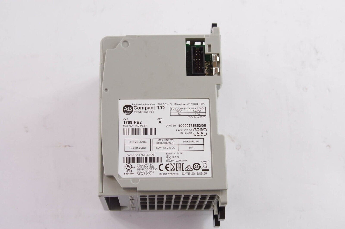 Allen Bradley 1769-PB2 / 1769-PB2 Ser A Compact I/O Power Supply