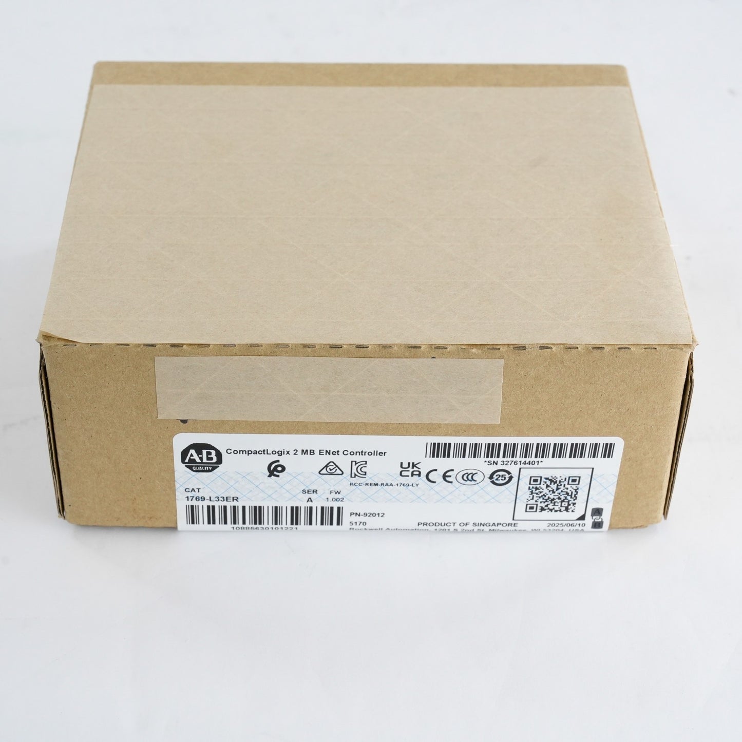 Allen Bradley 1769-L33ER /A CompactLogix ENet Controller - 2025 Sealed Surplus