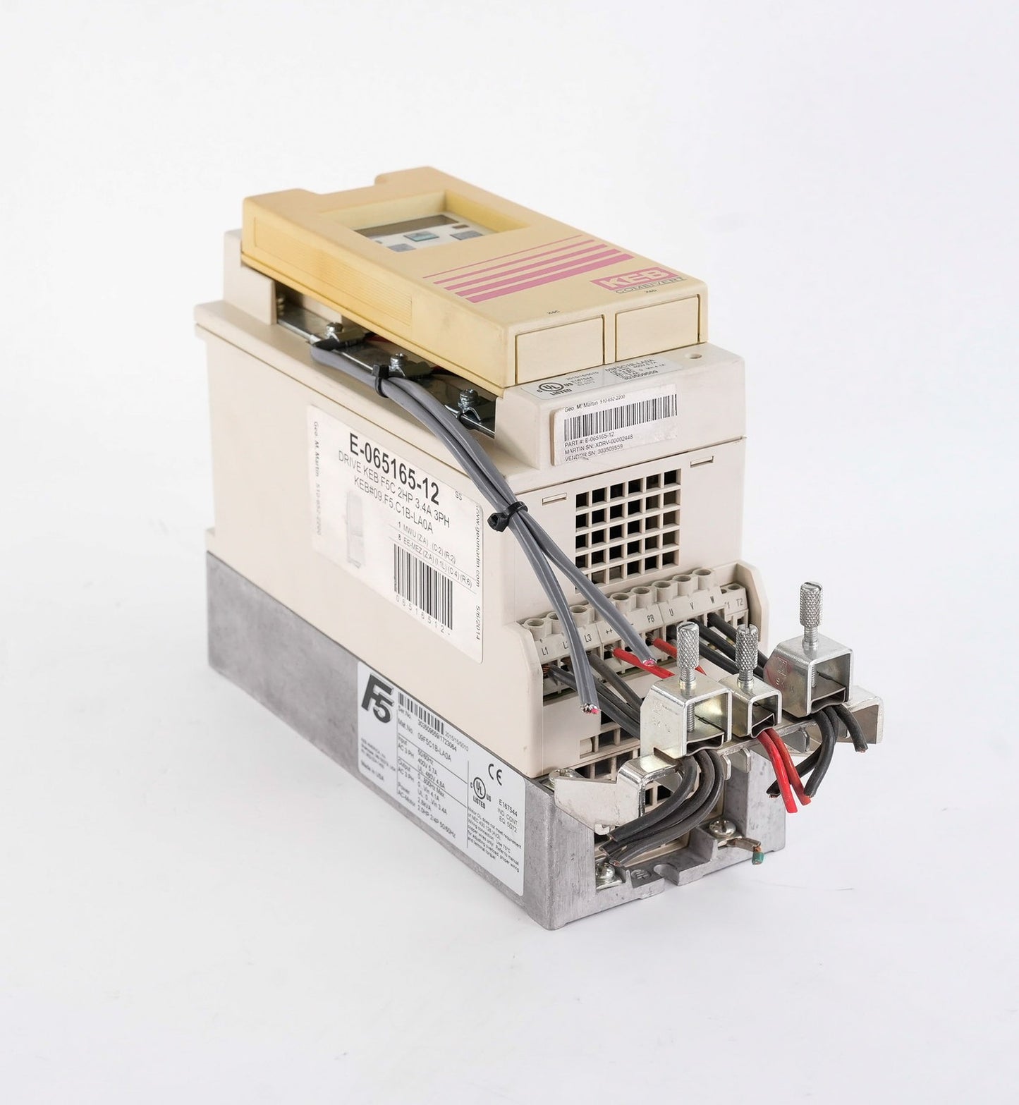 KEB Combivert 09.F5.C1B-LA0A AC Drive F5C 2HP 3.4A 3-Phase 09F5C1BLA0A