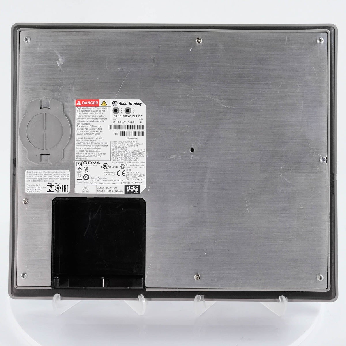 Allen Bradley 2711P-T10C21D8S PanelView Plus 7 10.4" Touch DC 2711P-T10C21D8S-B