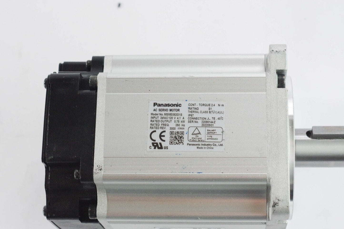 Panasonic MSME082G1S AC Servo Motor - New Without Box