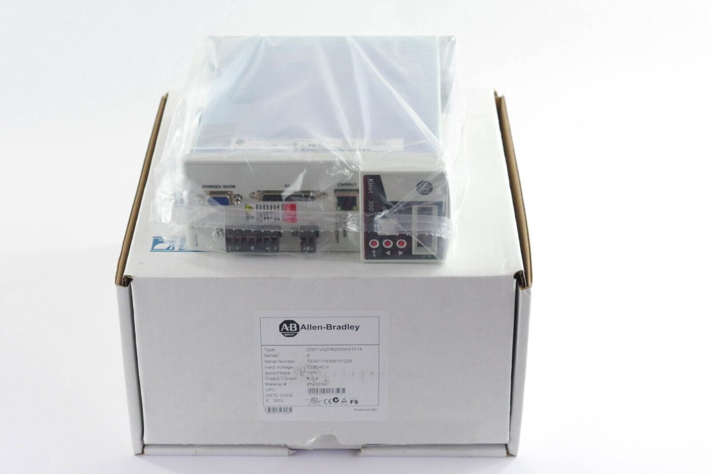 Allen Bradley 2097-V32PR2 Kinetix 300 Servo Drive 20/240V 1PH New Surplus Sealed