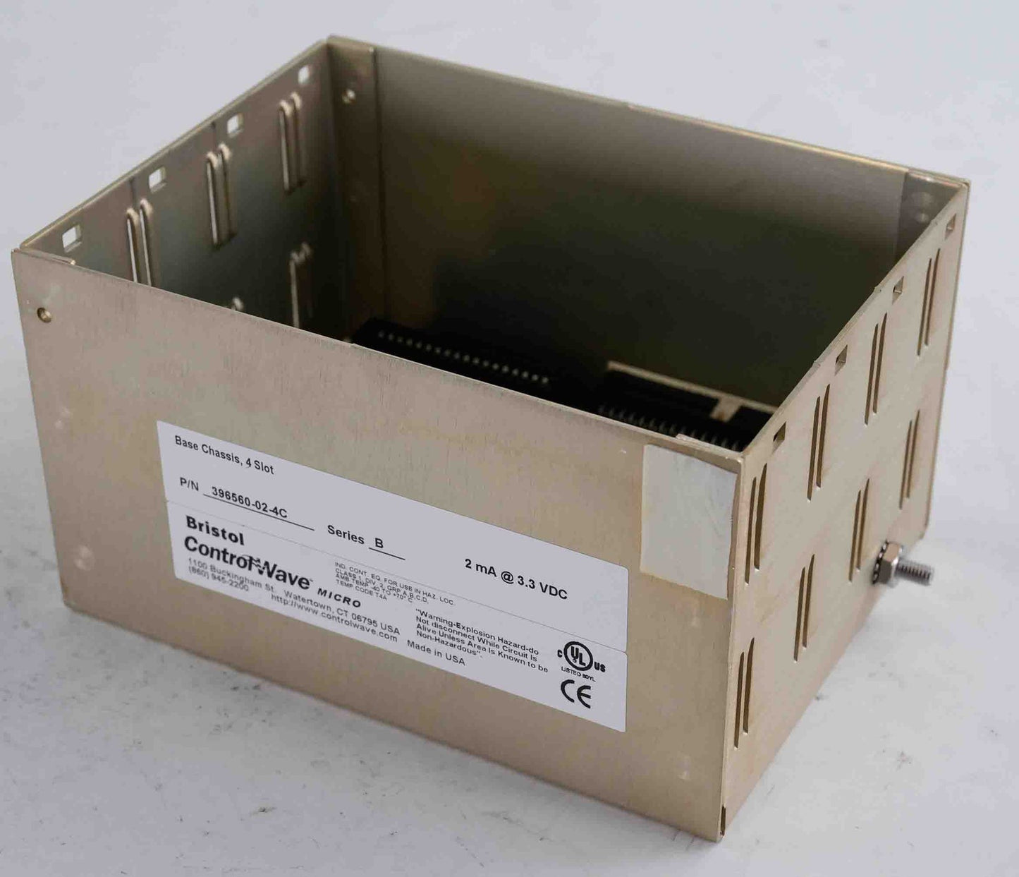 Bristol 396560-02-4C Series B ControlWave Micro 4-Slot Base Chassis 396560024C