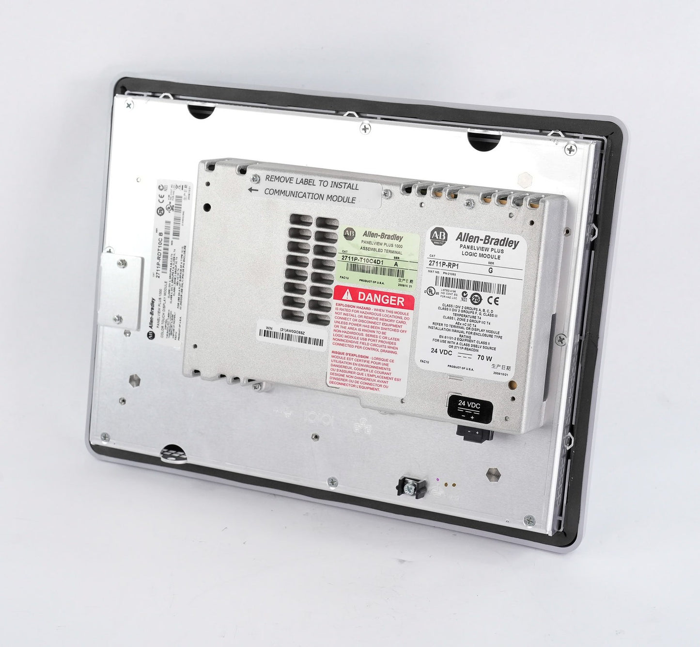 Allen Bradley 2711P-T10C4D1 /A PanelView Plus 1000 Color Touch 10 Terminal RP1 G
