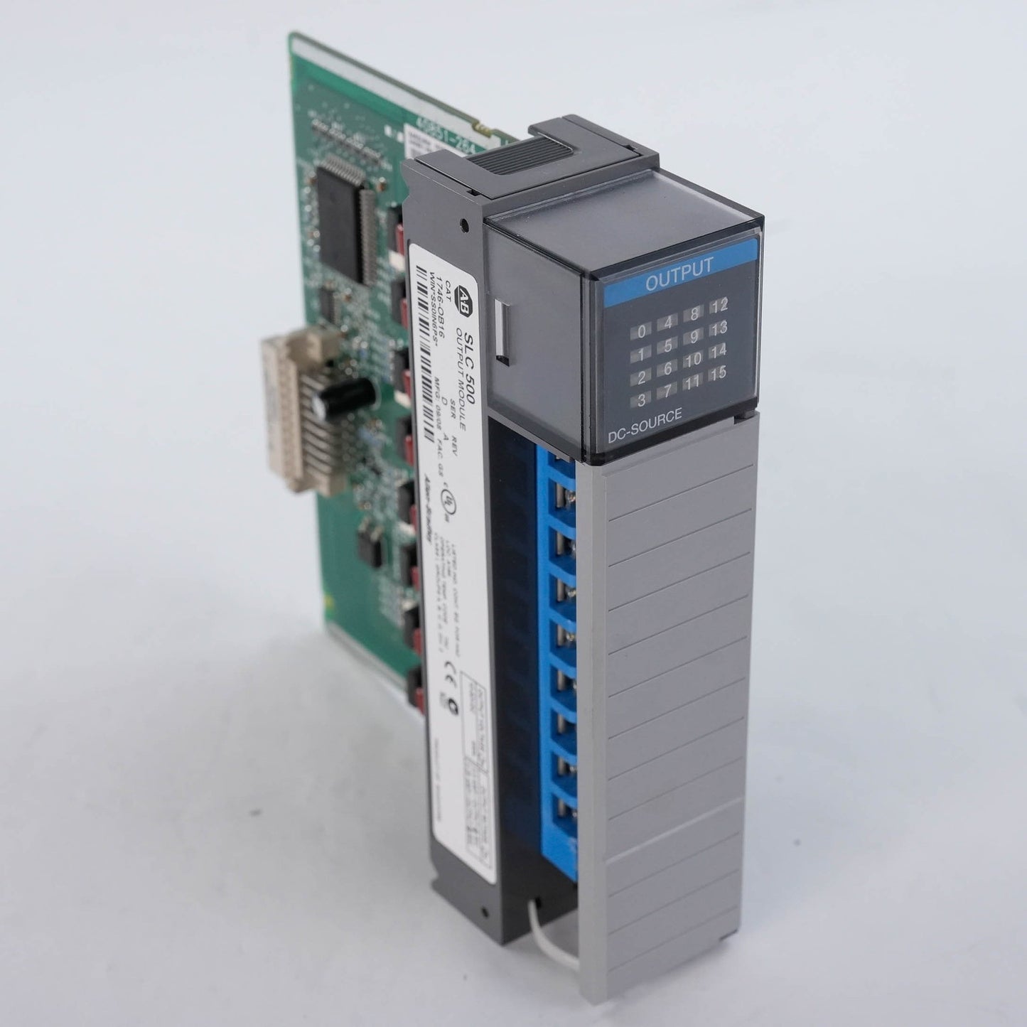 Allen Bradley 1746-OB16 Ser D SLC 500 24VDC Transistor Output Module 1746OB16