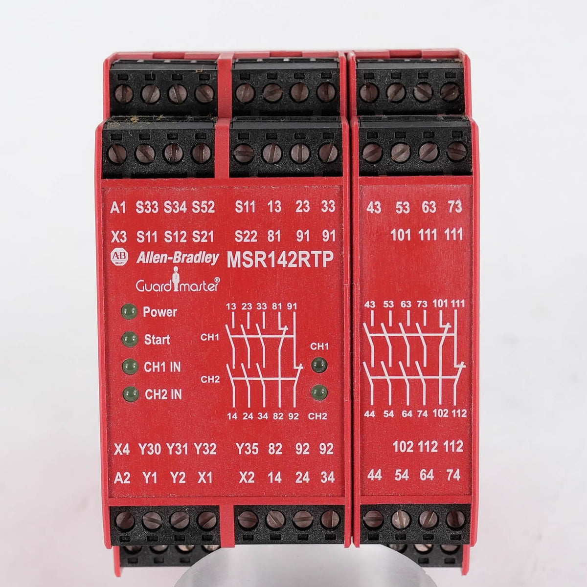 Allen Bradley 440R-G23215 Ser A MSR142RTP Guardmaster Minotaur Safety Relay