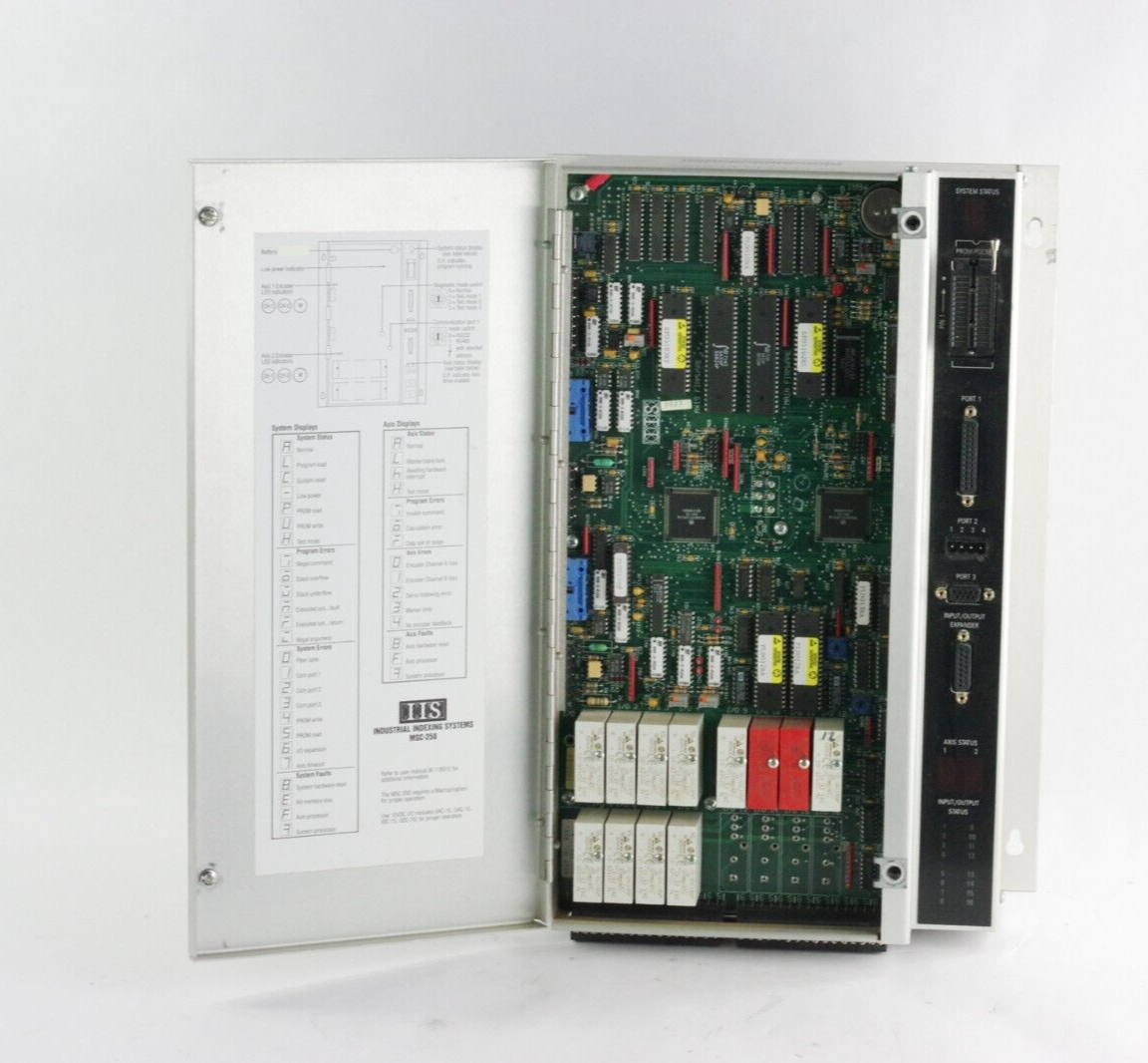 Industrial Indexing Systems IIS MSC-250 Servo Controller Drive MSC 250