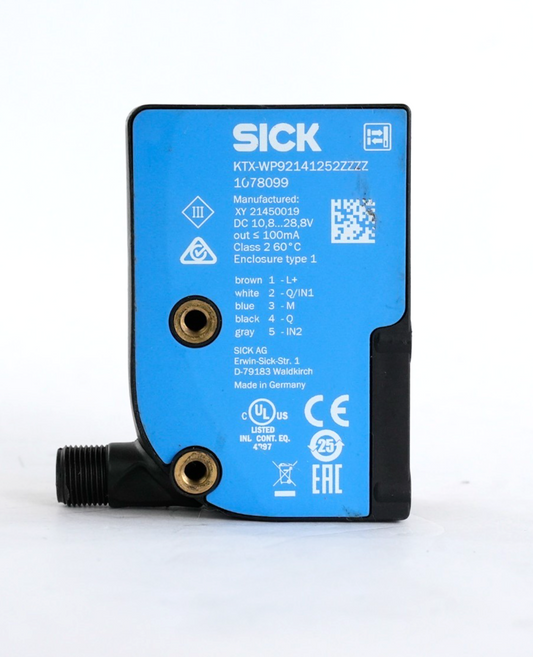 SICK KTX-WP92141252ZZZZ 13mm Contrast Sensor KTXWP92141252ZZZZ
