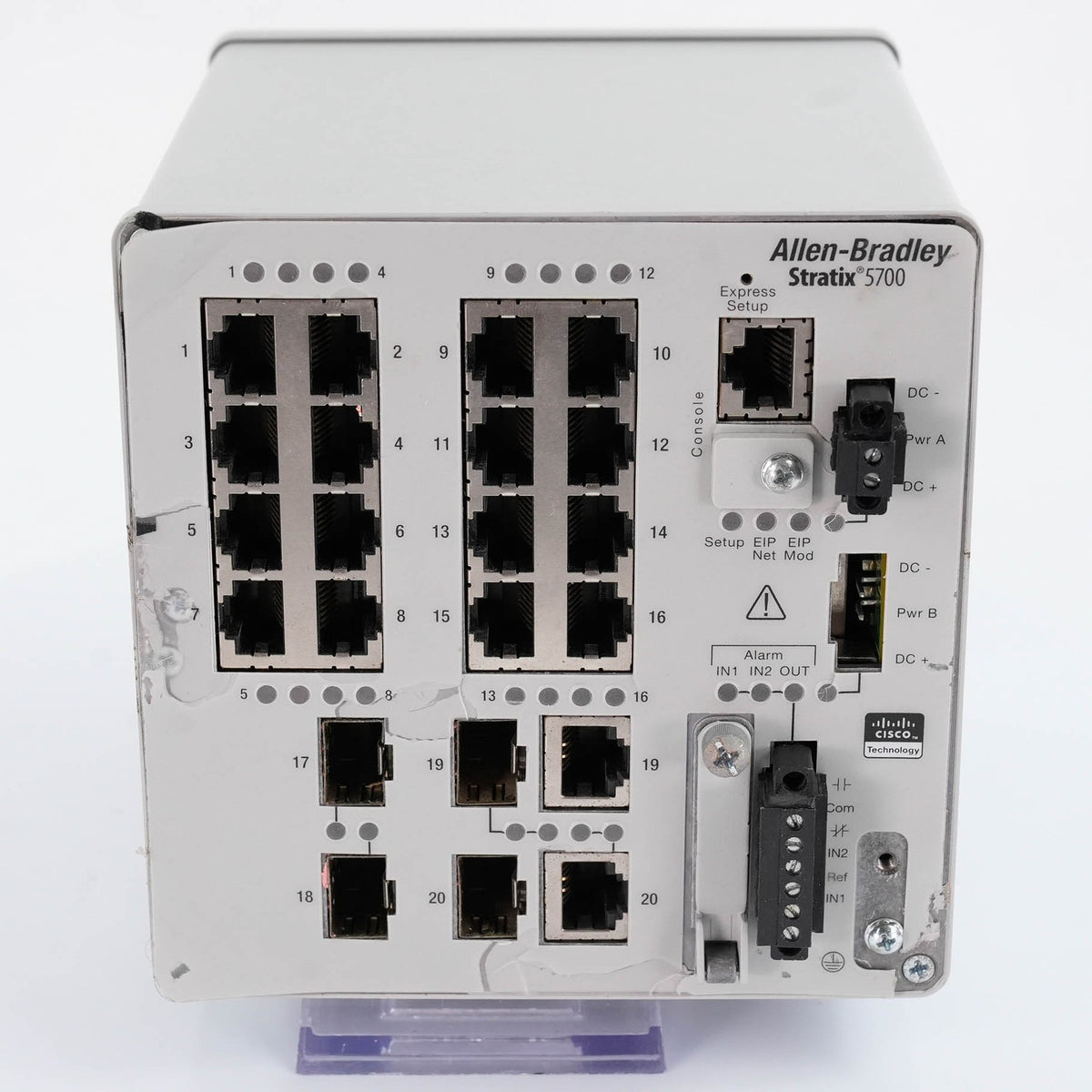 Allen Bradley 1783-BMS20CL Ser A Stratix 5700 Managed Switch 20 Port