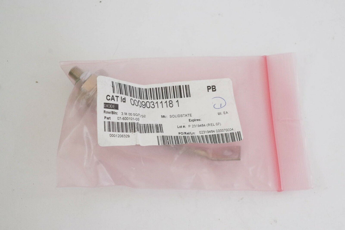 High Voltage Diode SOLID STATE CONTROLS 07-600101-00 - NUCLEAR PLANT SURPLUS