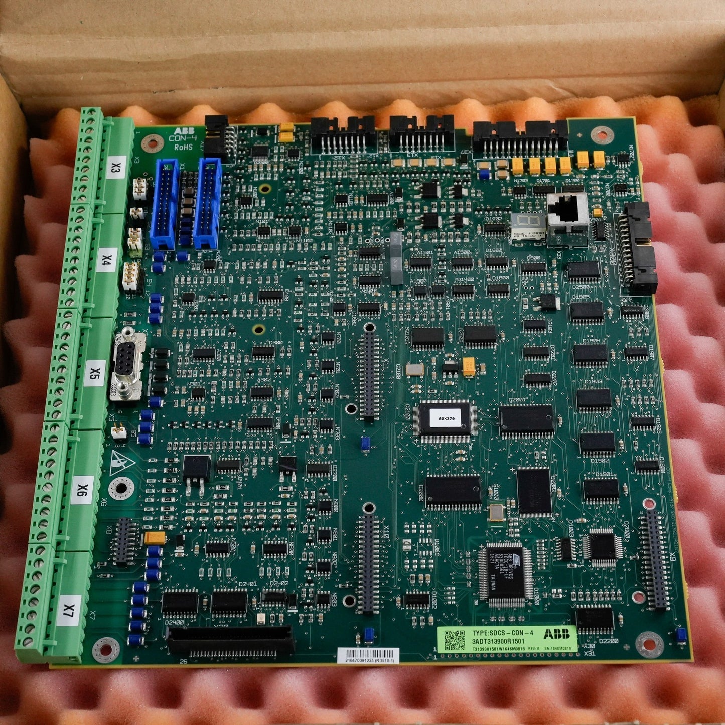 ABB SDCS-CON-4 3ADT313900R1501 Control Board For DCS800 Drive - Open Box
