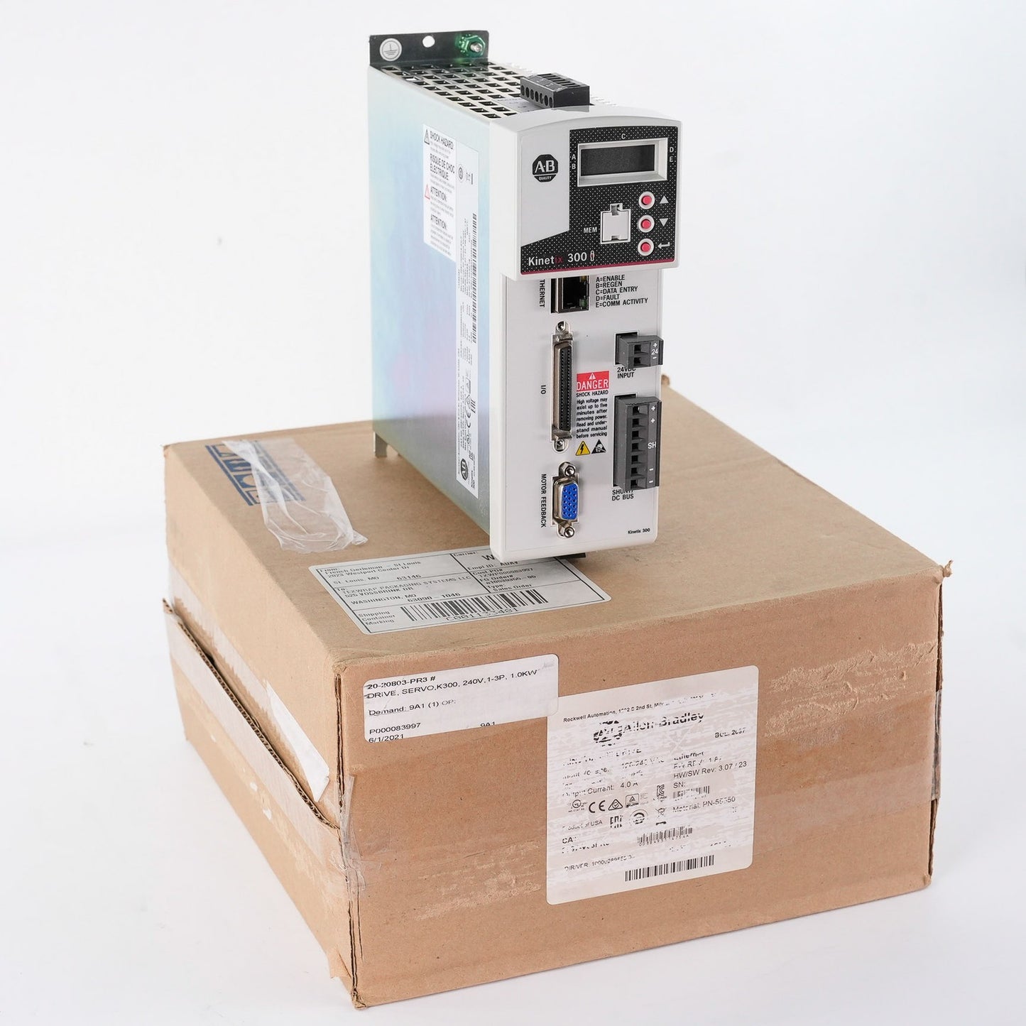 Allen Bradley 2097-V33PR3 /A Kinetix 300 Servo Drive 3-Phase - Open Box