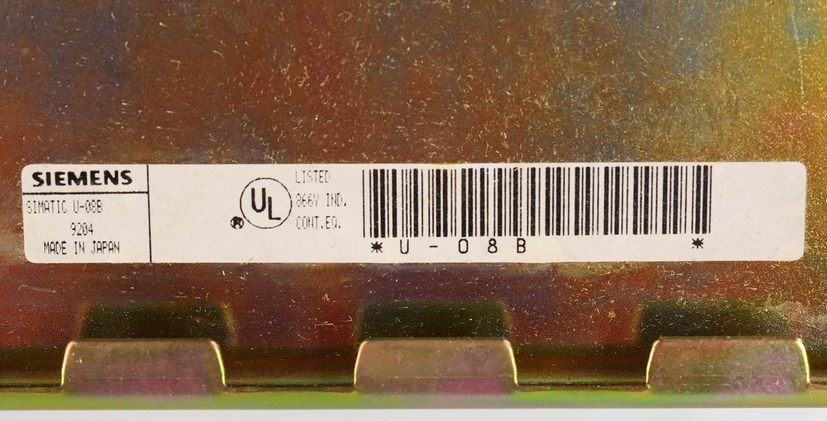 Siemens U-08B Simatic Base PLC Expansion Slot Rack U08B