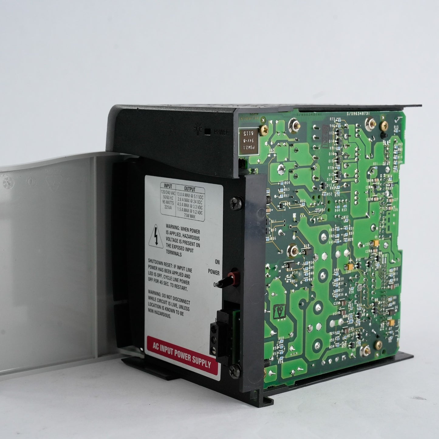 Allen Bradley 1756-PA75/A CAT. REV. B01 ControlLogix AC Power Supply 1756PA75/A