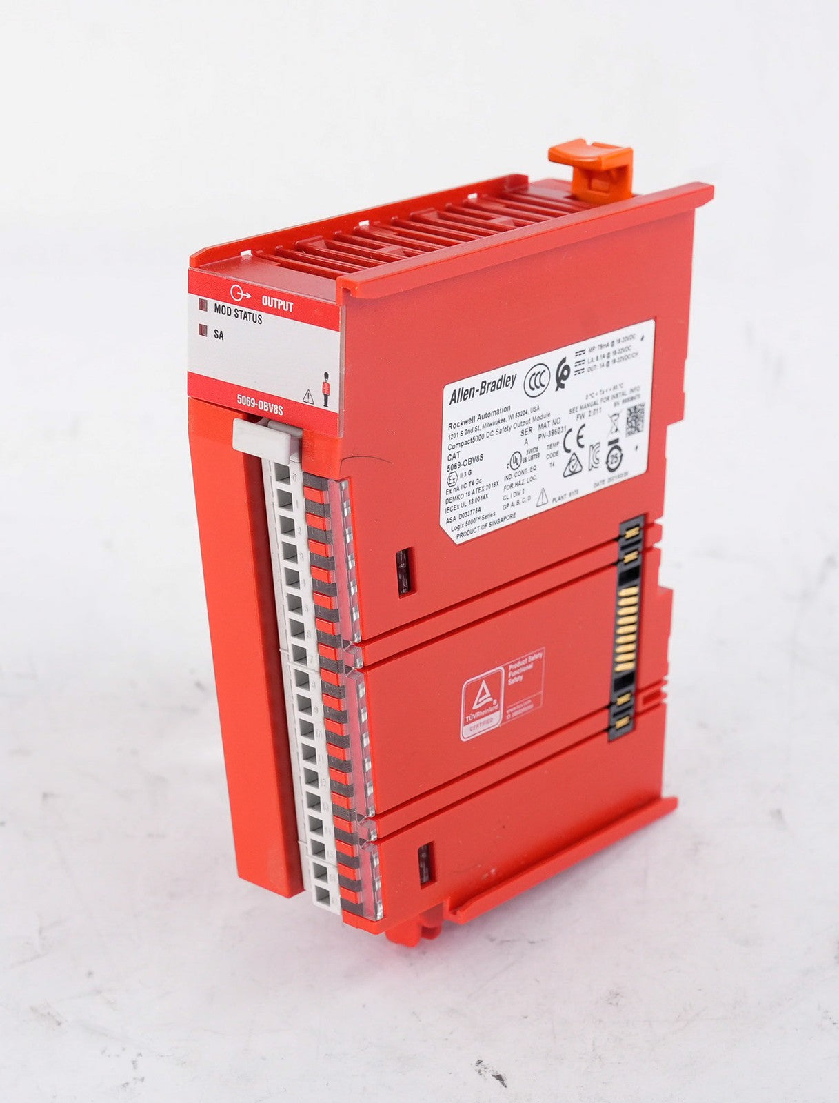 Allen Bradley 5069-OBV8S /A Compact 5000 DC Safety Output Module 5069OBV8S