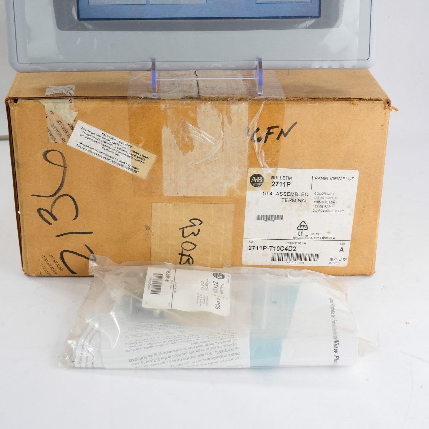 Allen Bradley 2711P-T10C4D2 PanelView Plus 1000 + RP2/G + RDT10C/B - Open Box