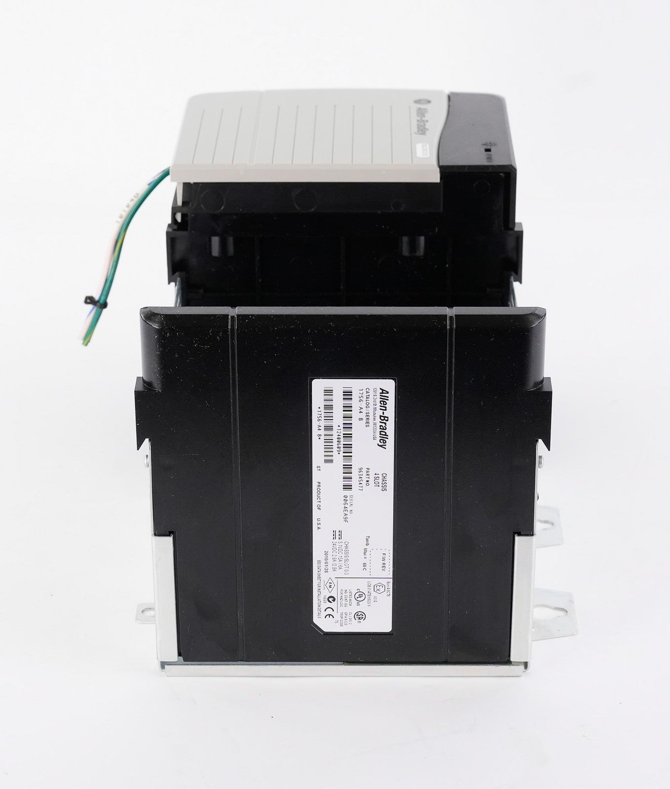 Allen Bradley 1756-PB75 /B ControlLogix Power Supply + 1756-A4 /B 4-Slot Chassis