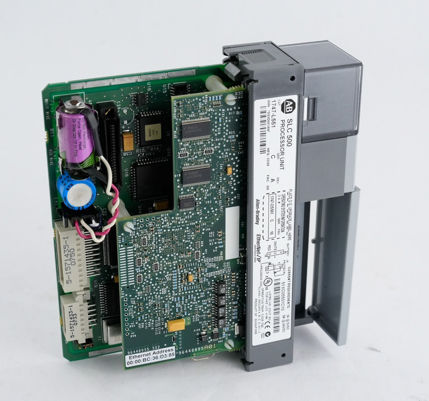 Allen Bradley 1747-L551 /C Rev A SLC 500 Processor Unit OS501/C Refurbished