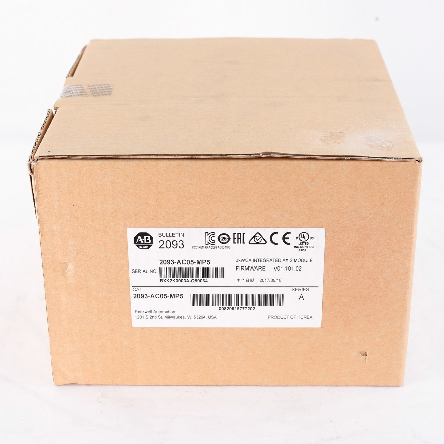 Allen Bradley 2093-AC05-MP5 Kinetix 2000 Integrated Axis Module - Sealed Surplus