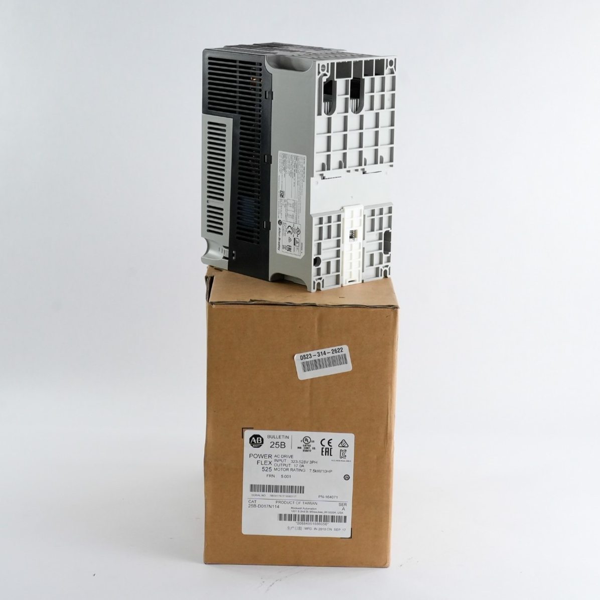 Allen Bradley 25B-D017N114 /A PowerFlex 525 7.5kW/10HP AC Drive - Open Box