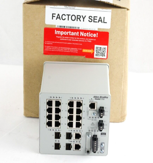 Allen Bradley 1783-BMS20CGP Stratix 5700 20-Port Managed Switch - Open Box