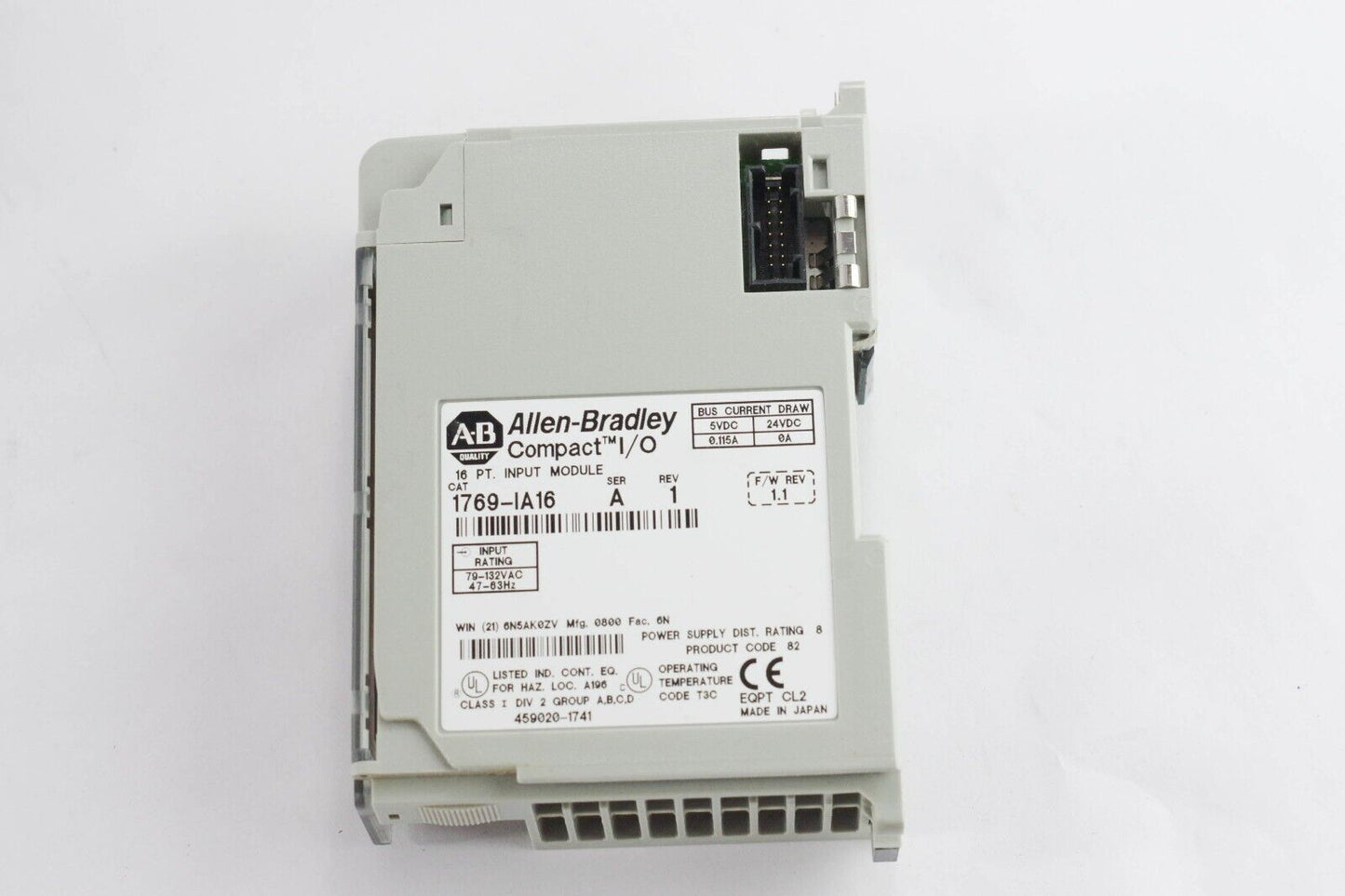 Allen Bradley 1769-IA8I Series A Compactlogix I/O AC Input Module