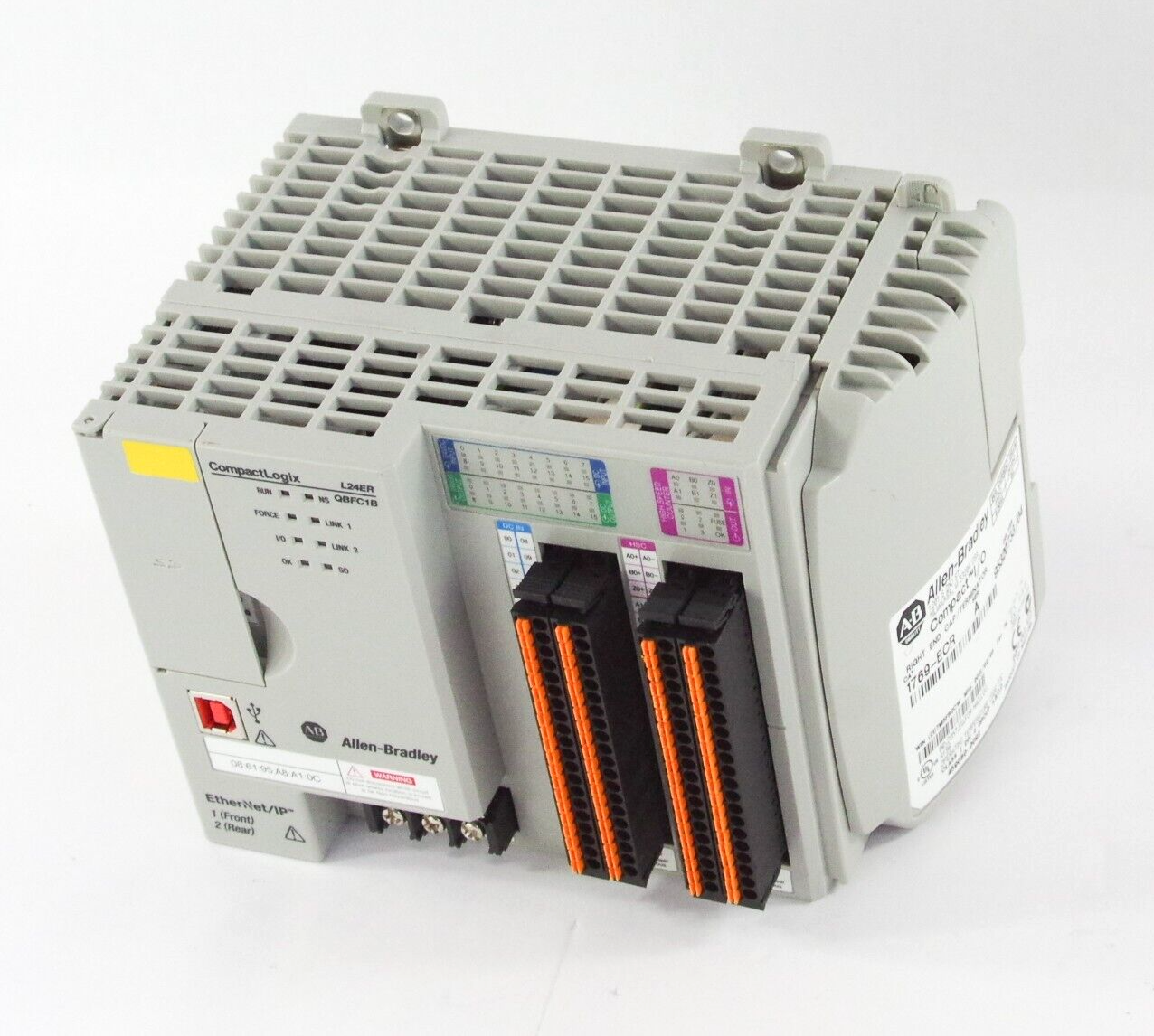 2022 Allen Bradley 1769-L24ER-QBFC1B /A 1769-ECR CompactLogix Controller